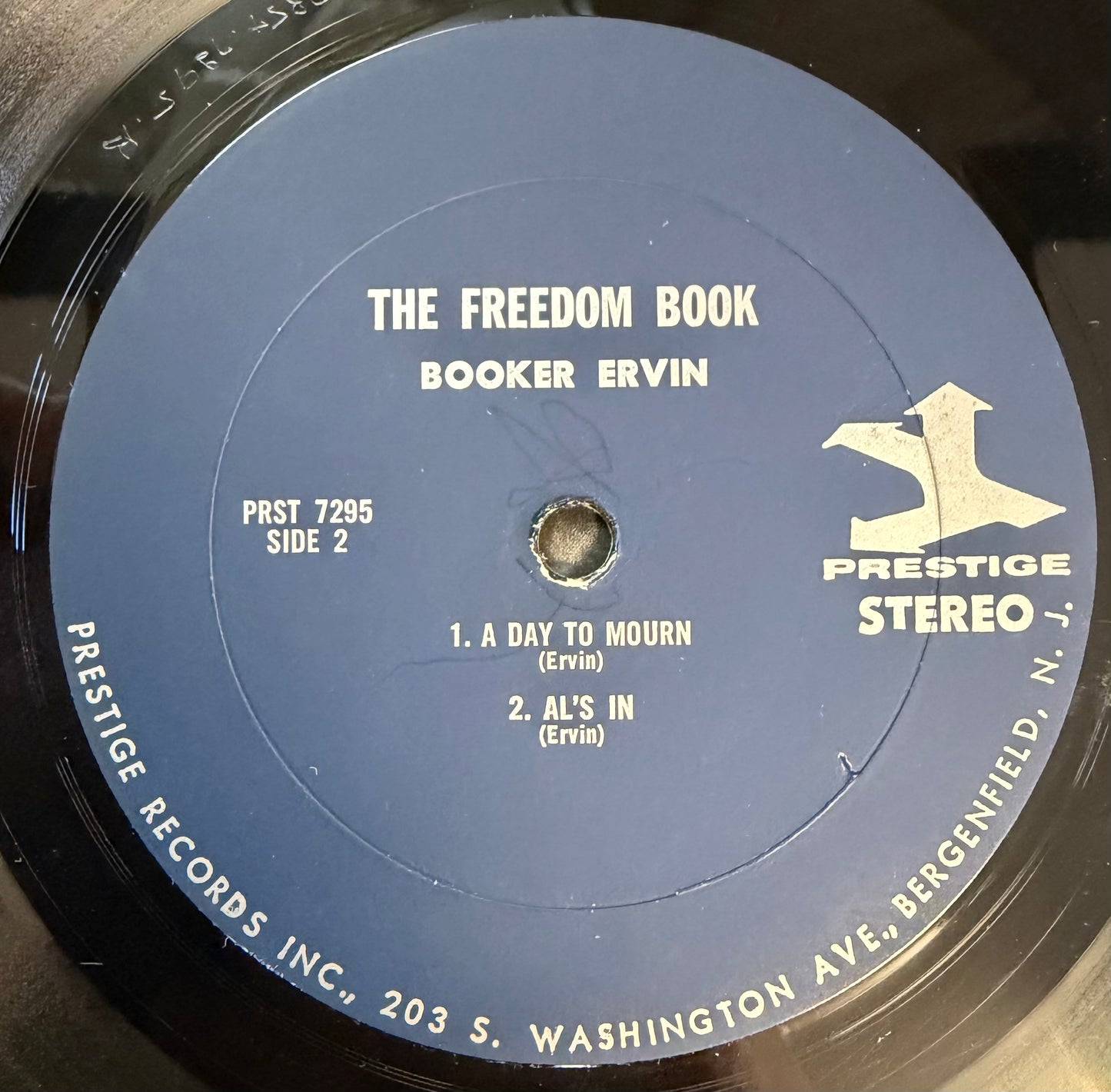 Booker Ervin - Freedom Book 2nd Press 1964/65 Blue Trident Van Gelder Prestige