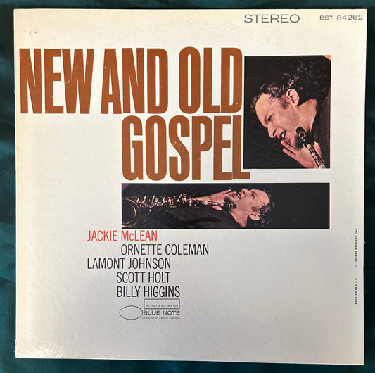 Jackie McLean - New And Old Gospel 1970 Press Blue Note