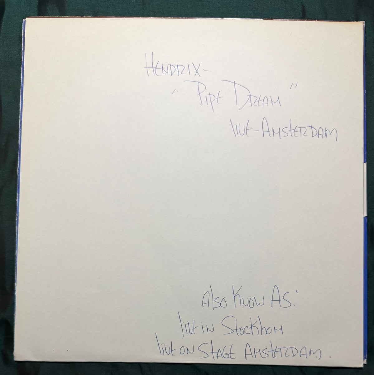 Jimi Hendrix Experience - Pipe Dream 1974 TAKRL Bootleg
