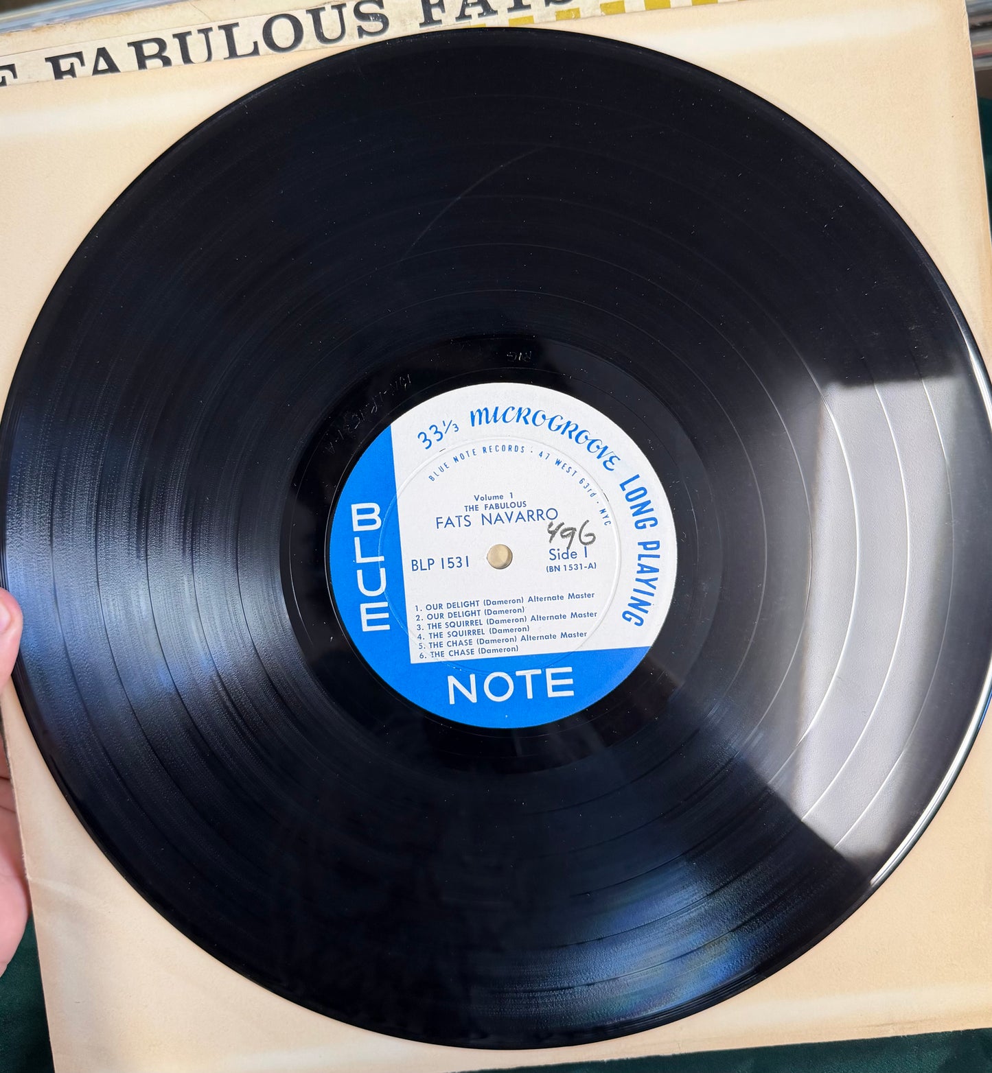 Fats Navarro - Fabulous Fats Navarro Volume 1 Blue Note 1958 Mono Press