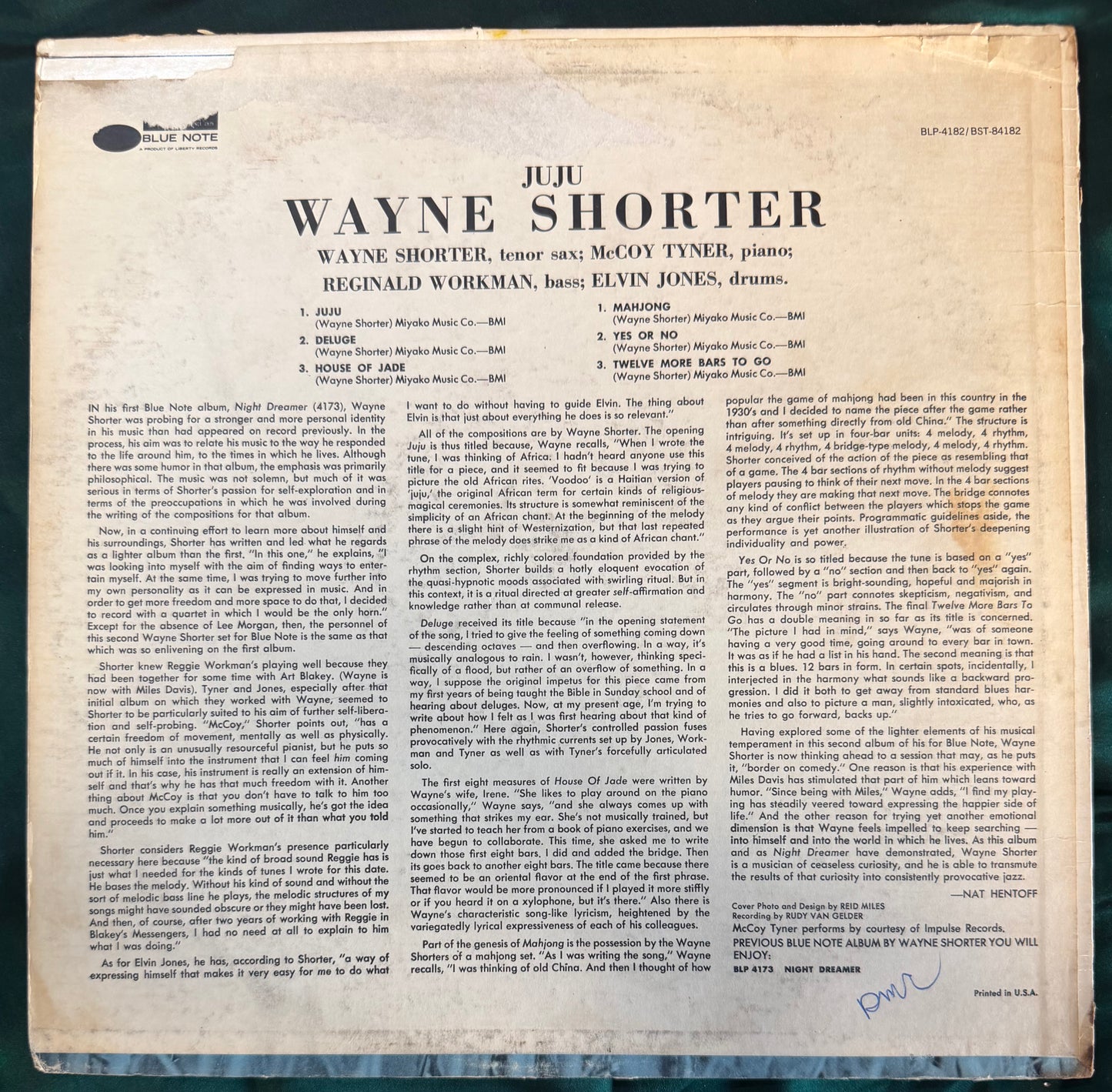 Wayne Shorter - Juju 2nd Press Liberty 1966 Van Gelder Blue Note