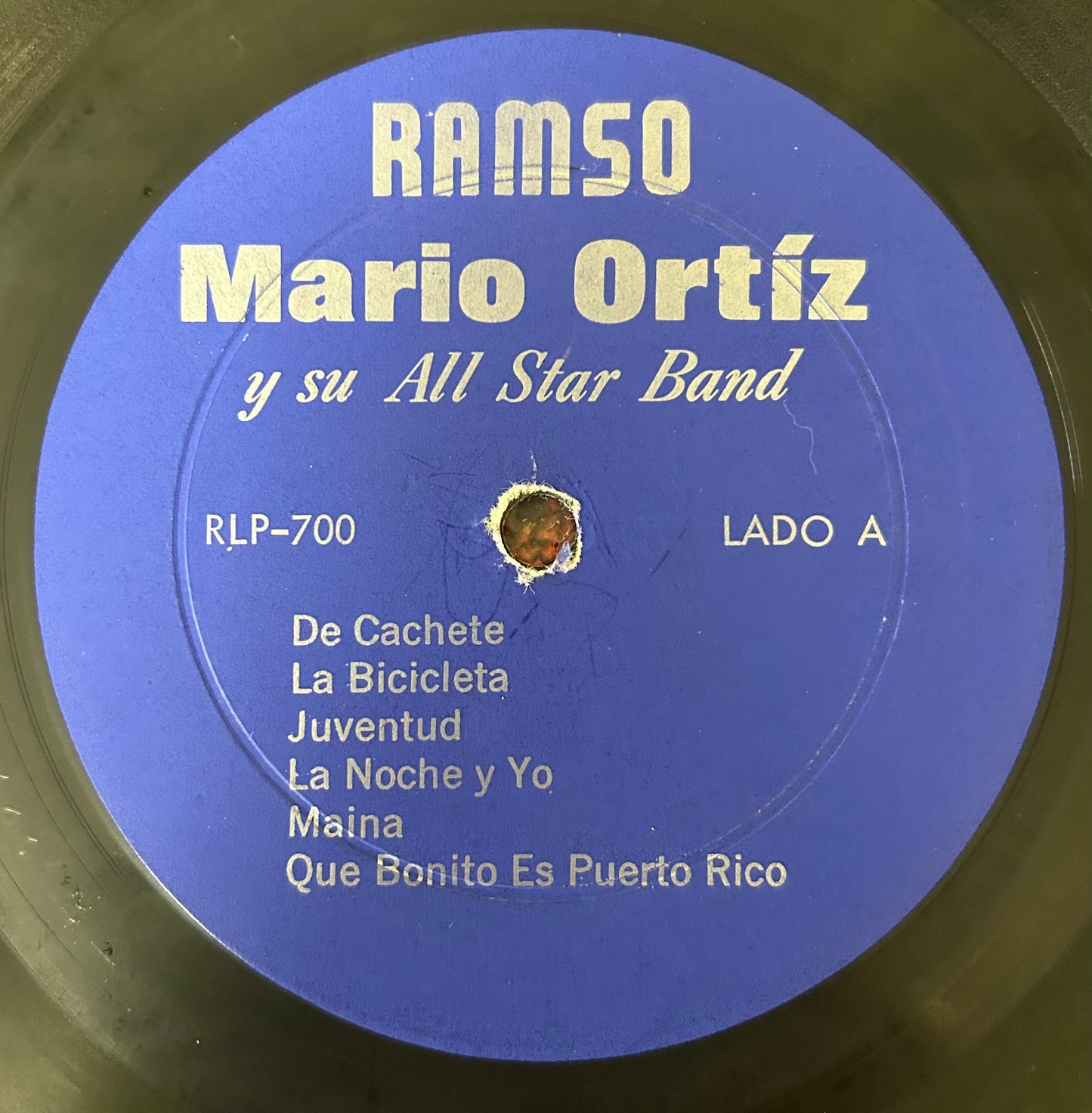 Mario Ortiz y Su All Star Band - 1st Press 1963 Ramso Puerto Rican Salsa