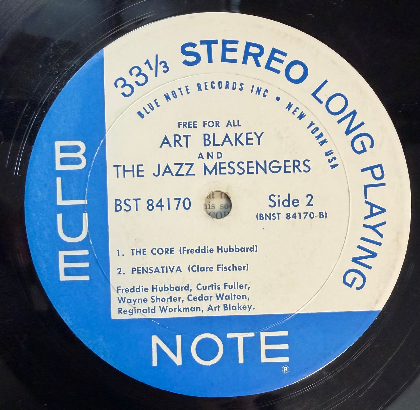 Art Blakey & The Jazz Messengers - Free For All 1st Press 1965 Stereo