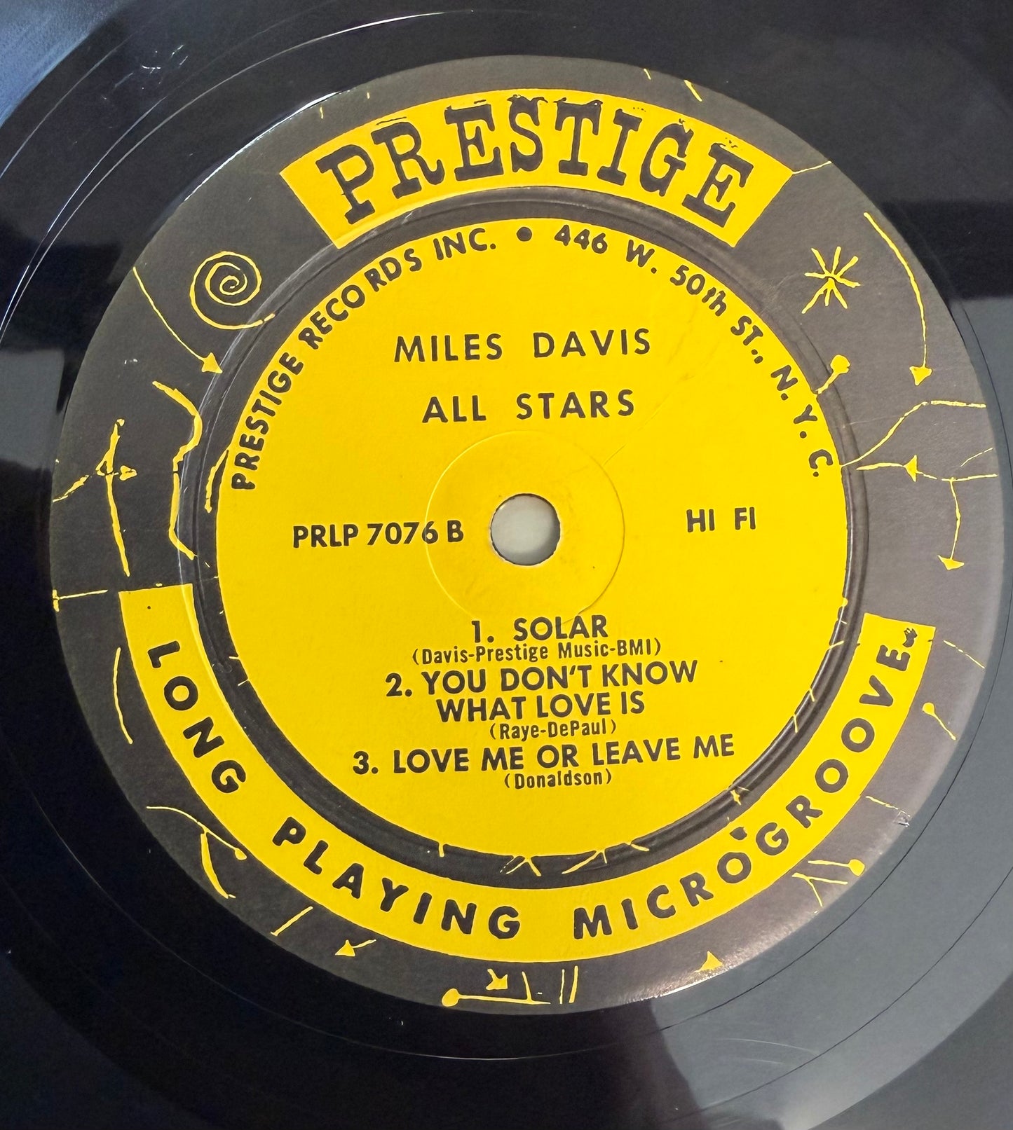 Miles Davis All Stars - Walkin’ 1st Press 1957 Mono 50th St. Prestige Fireworks