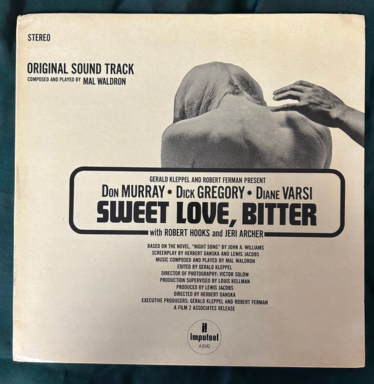 Mal Waldron - Sweet, Love, Bitter 1st Press 1967 Impulse Soundtrack Hard Bop