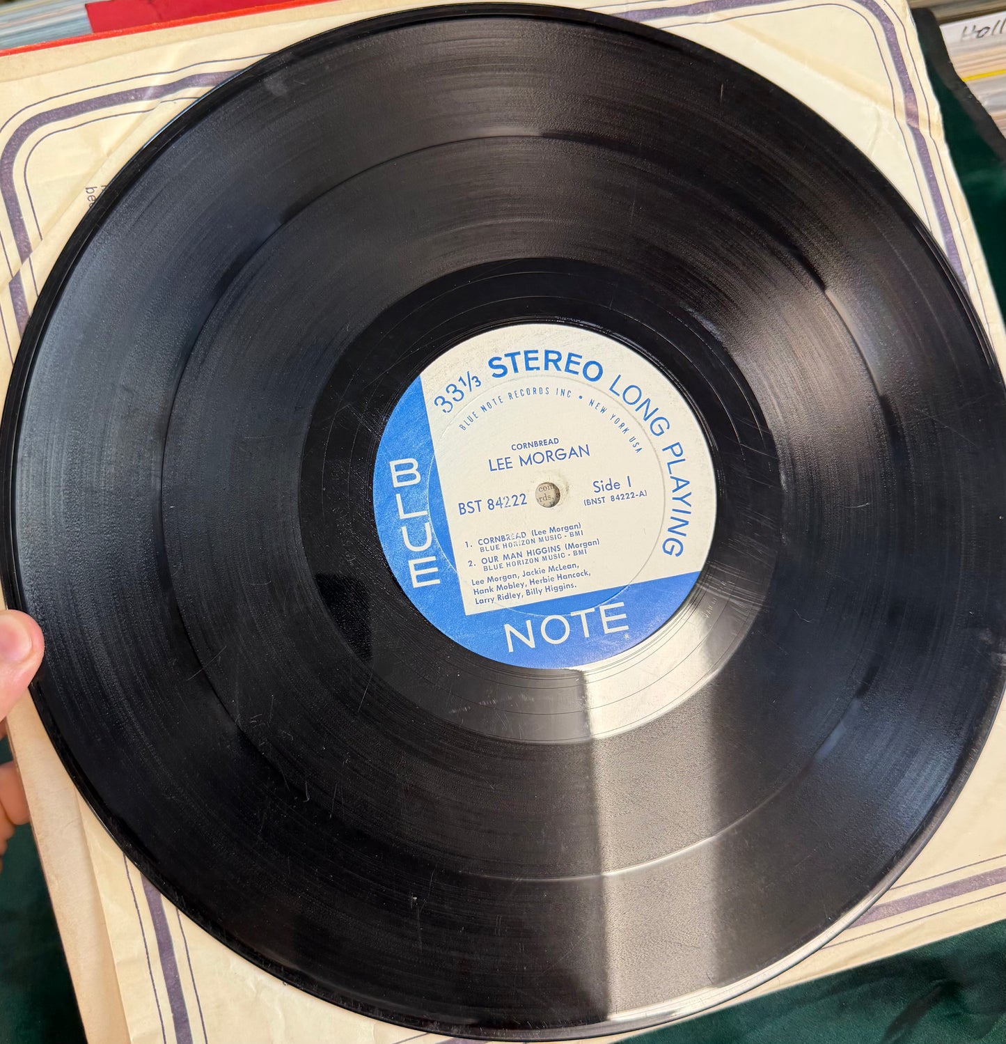 Lee Morgan - Cornbread 1st Stereo Press 1967 Blue Note NY Label