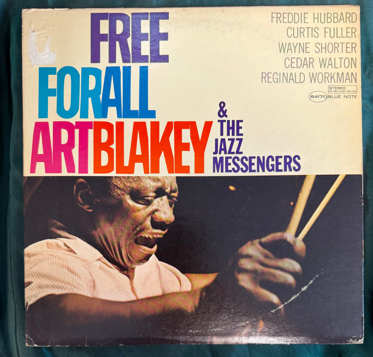 Art Blakey & The Jazz Messengers - Free For All 1st Stereo Press 1965 Blue Note