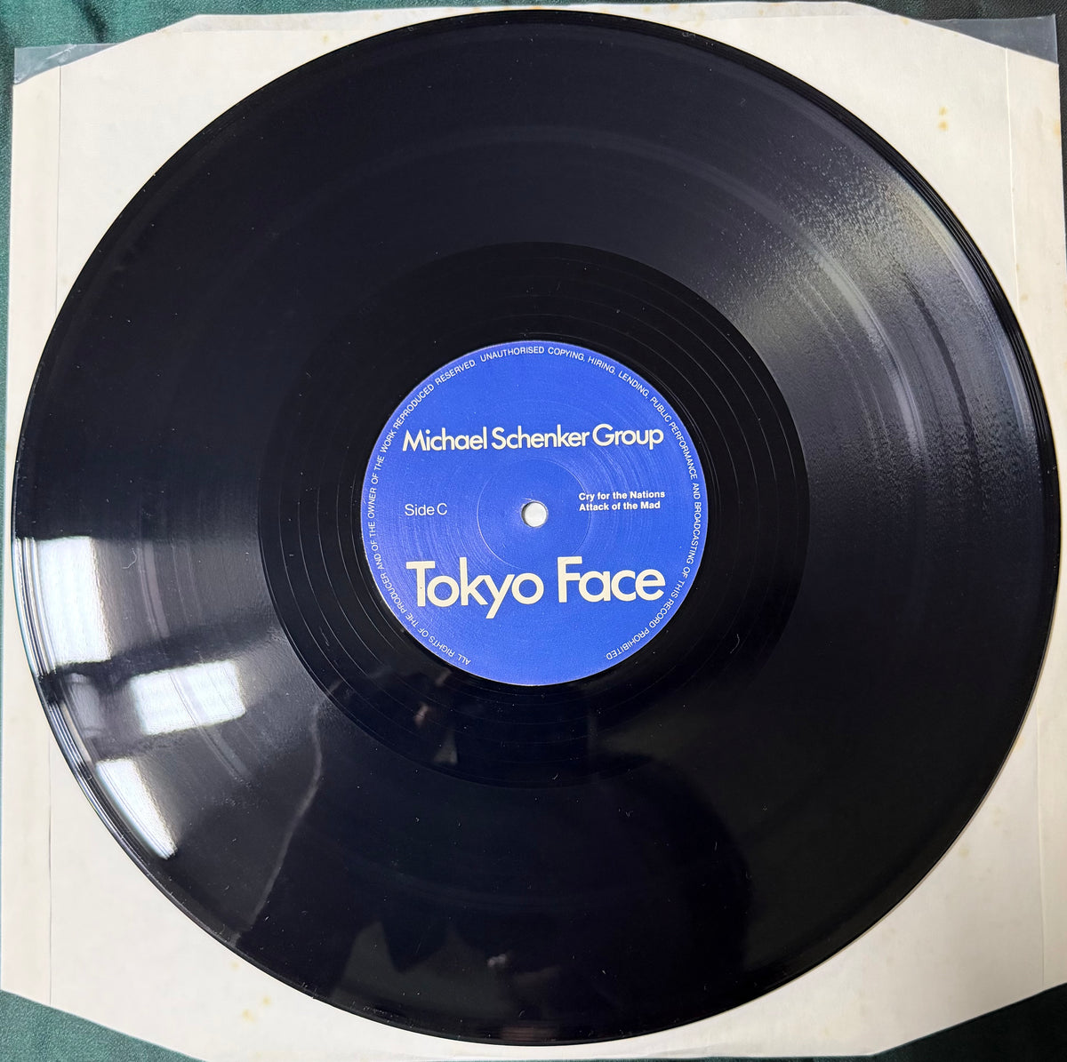 Michael Schenker Group - Tokyo Face 2 LP 1980's Live Unofficial Release