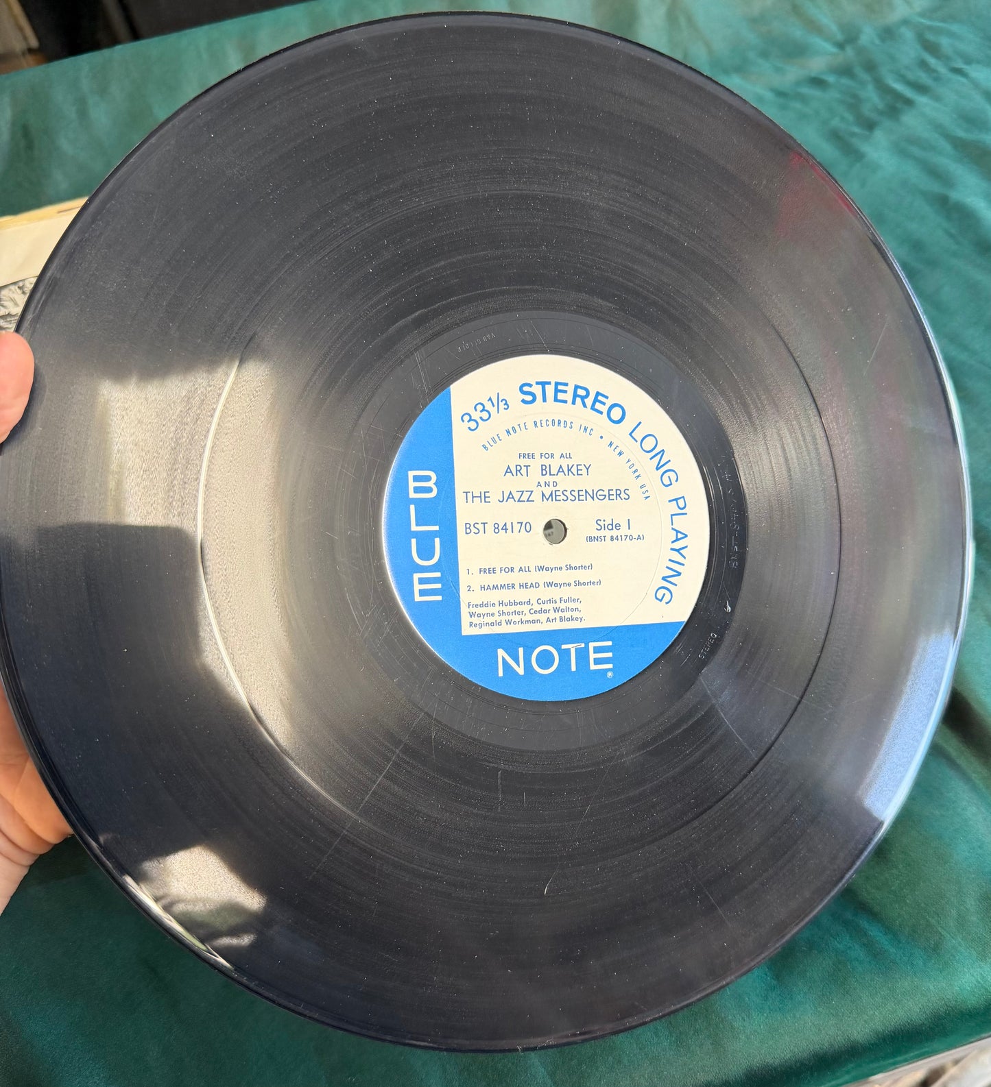 Art Blakey & The Jazz Messengers - Free For All 1st Stereo Press 1965 Blue Note