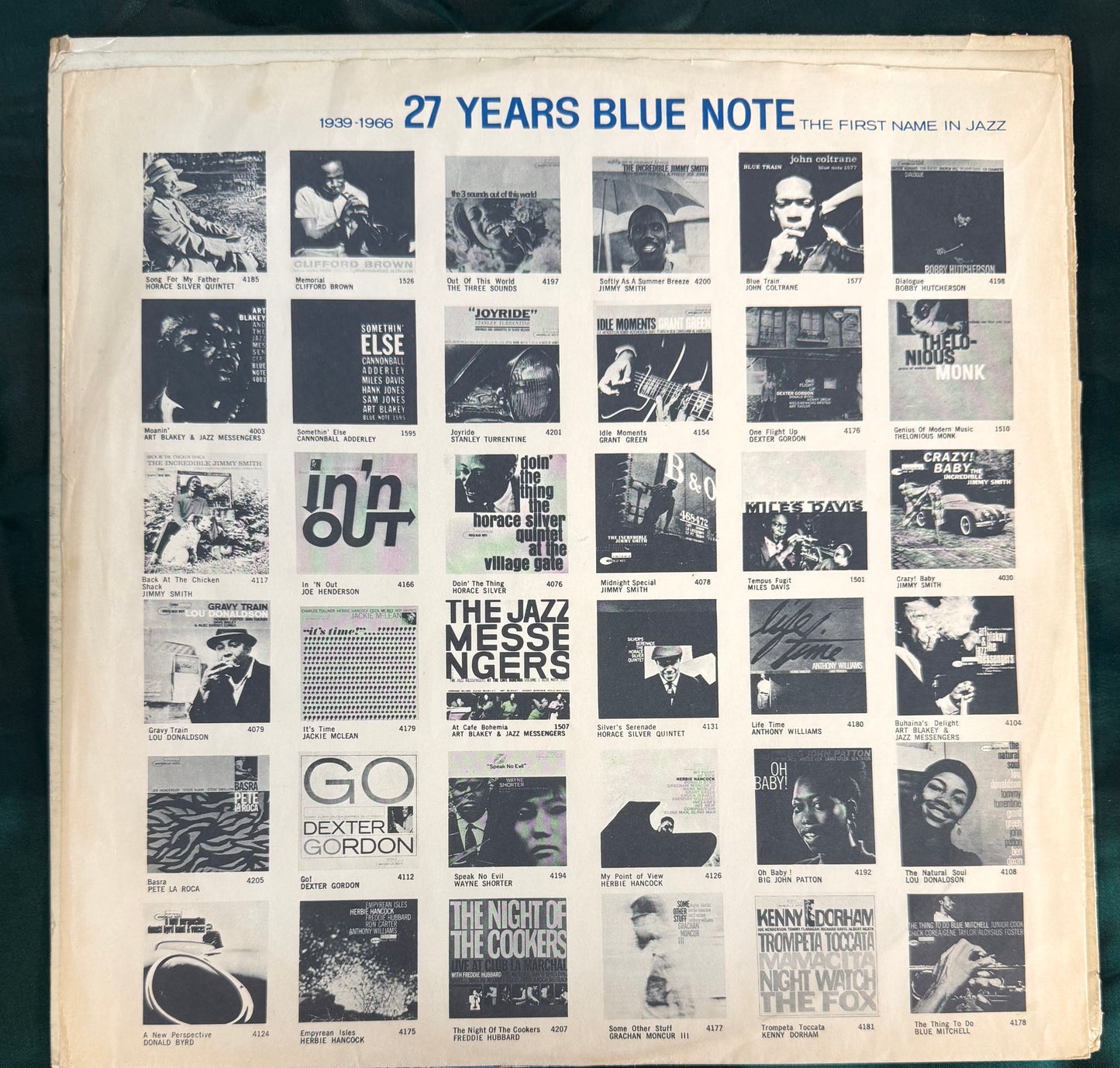 Cecil Taylor - Unit Structures 1st Press 1966 Blue Note NY Label