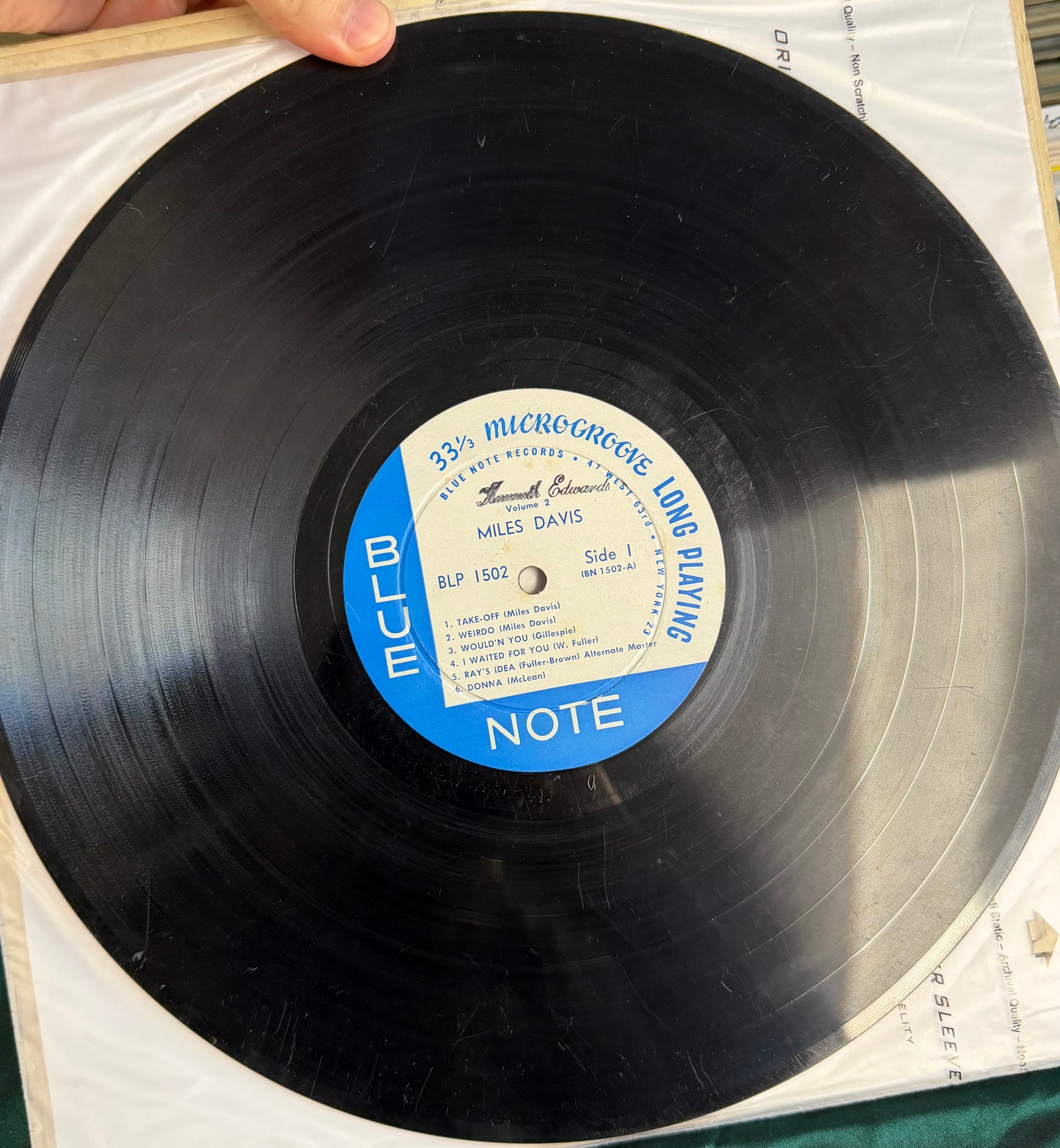 Miles Davis - Volume 2 Blue Note 1502 2nd Press 1957 New York 23