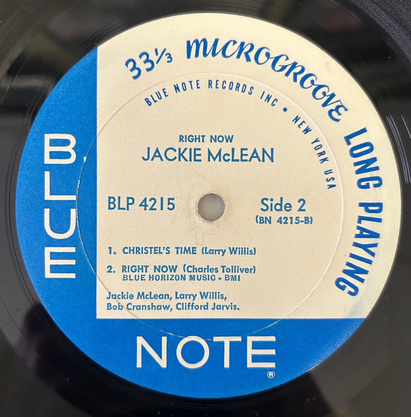 Jackie McLean - Right Now! 1st mono Press 1966 Blue Note