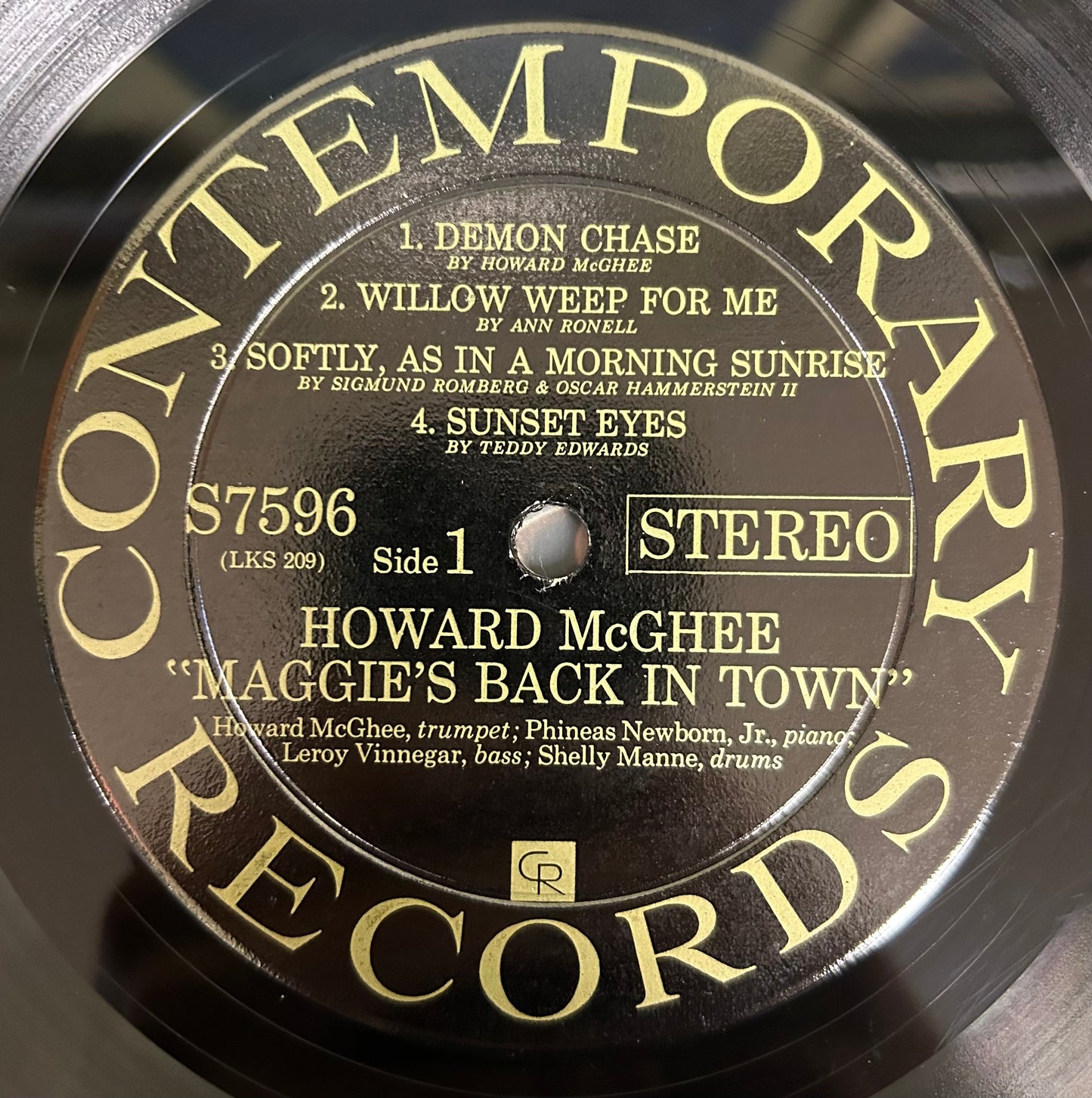 Howard McGhee - Maggie’s Back In Town 1st Stereo Press 1961 Contemporary