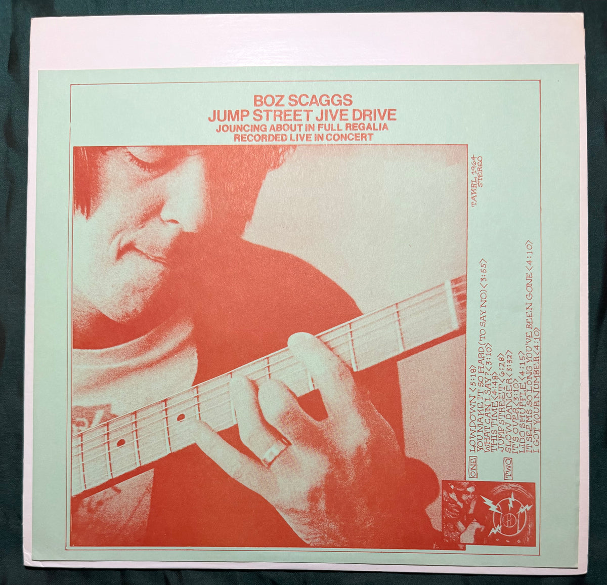 Boz Scaggs - Jump Street Jive Drive 1977 TAKRL Boot / Live Album