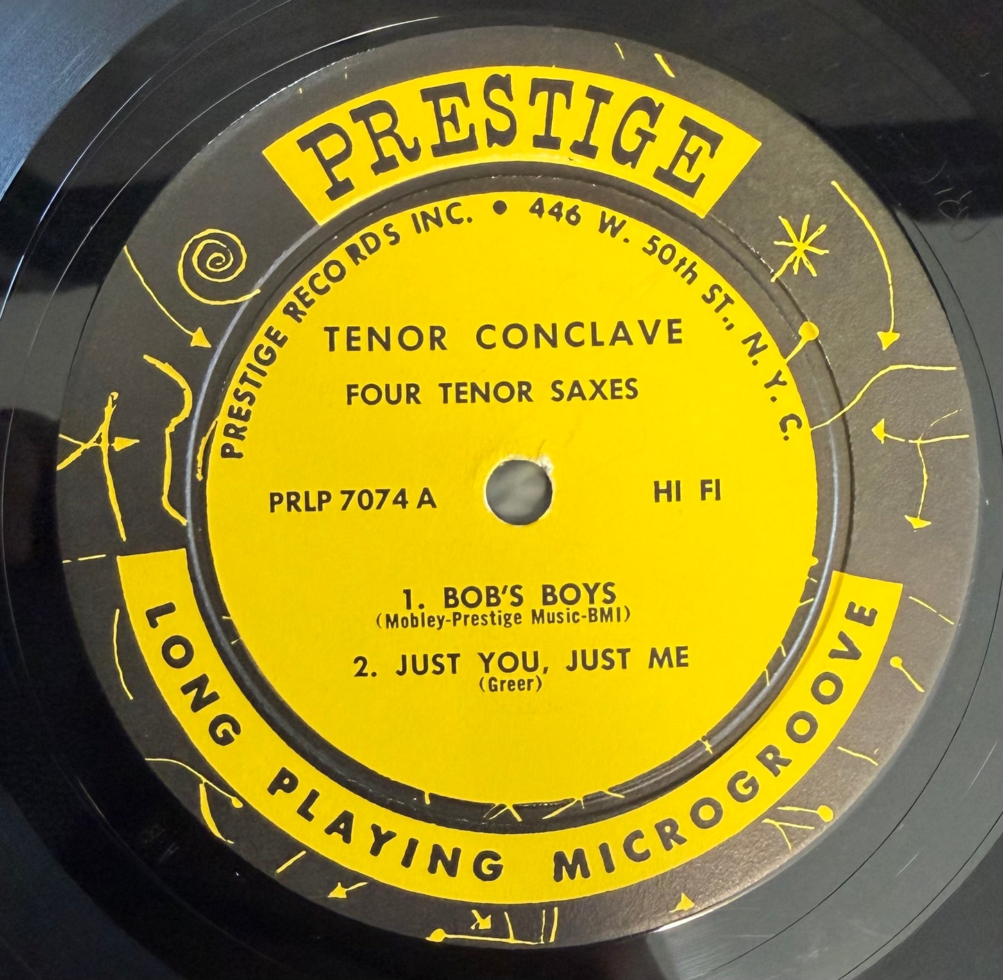 Hank Mobley / Cohn / Coltrane / Sims - Tenor Conclave 1st Press 1957 Prestige 50th St. Fireworks.