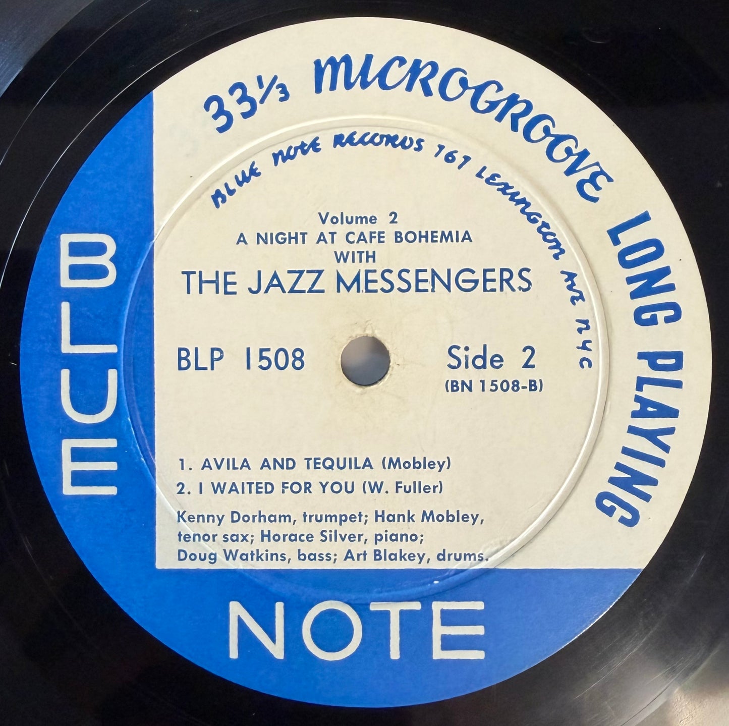 Art Blakey And The Jazz Messengers - At The Cafe Bohemia Volume Two 1st Press 1956 Blue Note Lexington Ave