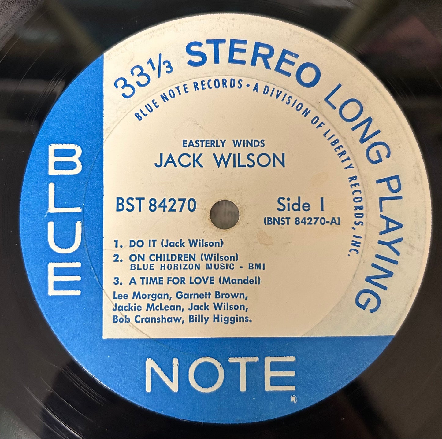 Jack Wilson - Easterly Winds 1st Press Stereo 1968 Blue Note Van Gelder