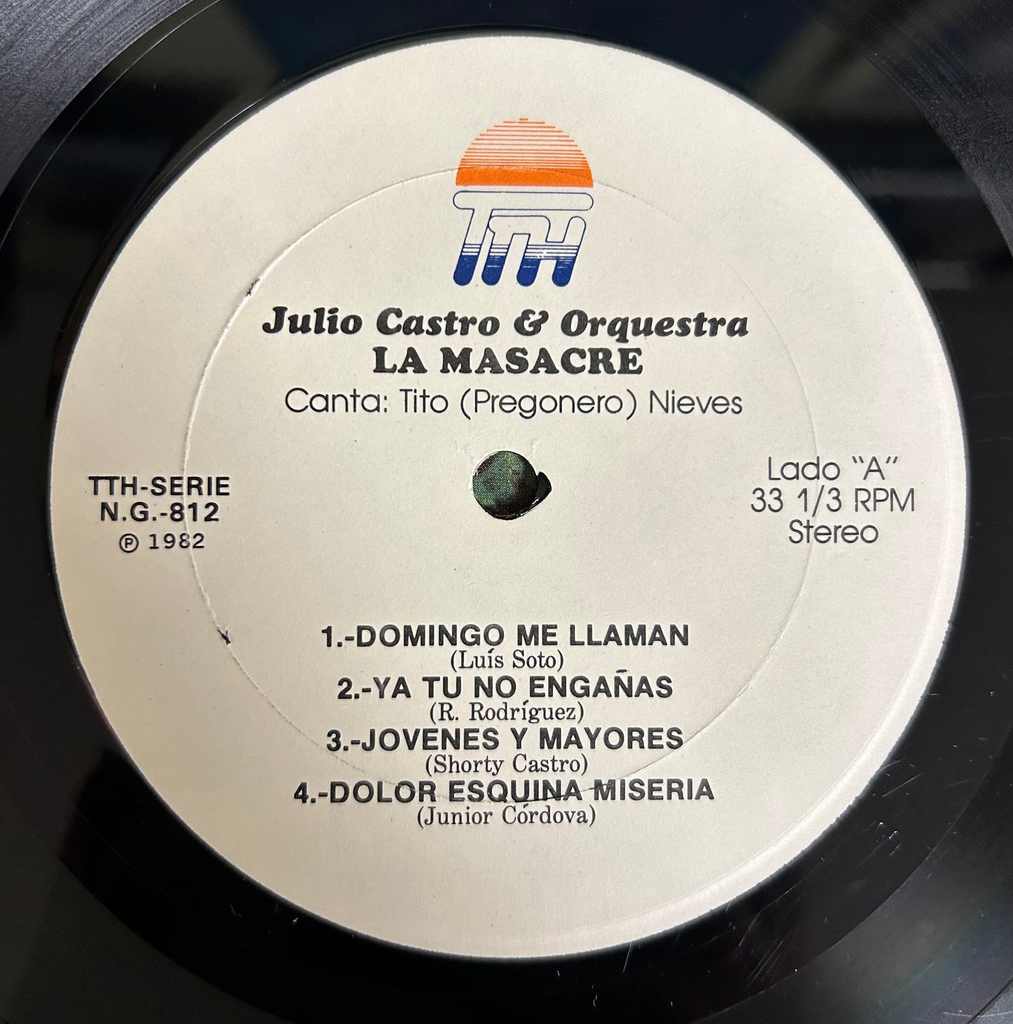 Julio Castro & Orquesta La Masacre 2nd Press Top Hits Puerto Rican Salsa