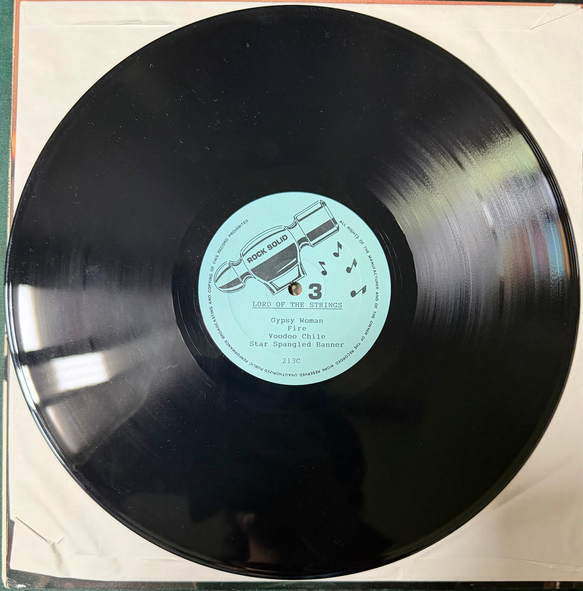 Jimi Hendrix - The Lord Of The Strings 2 LP Live Unofficial release