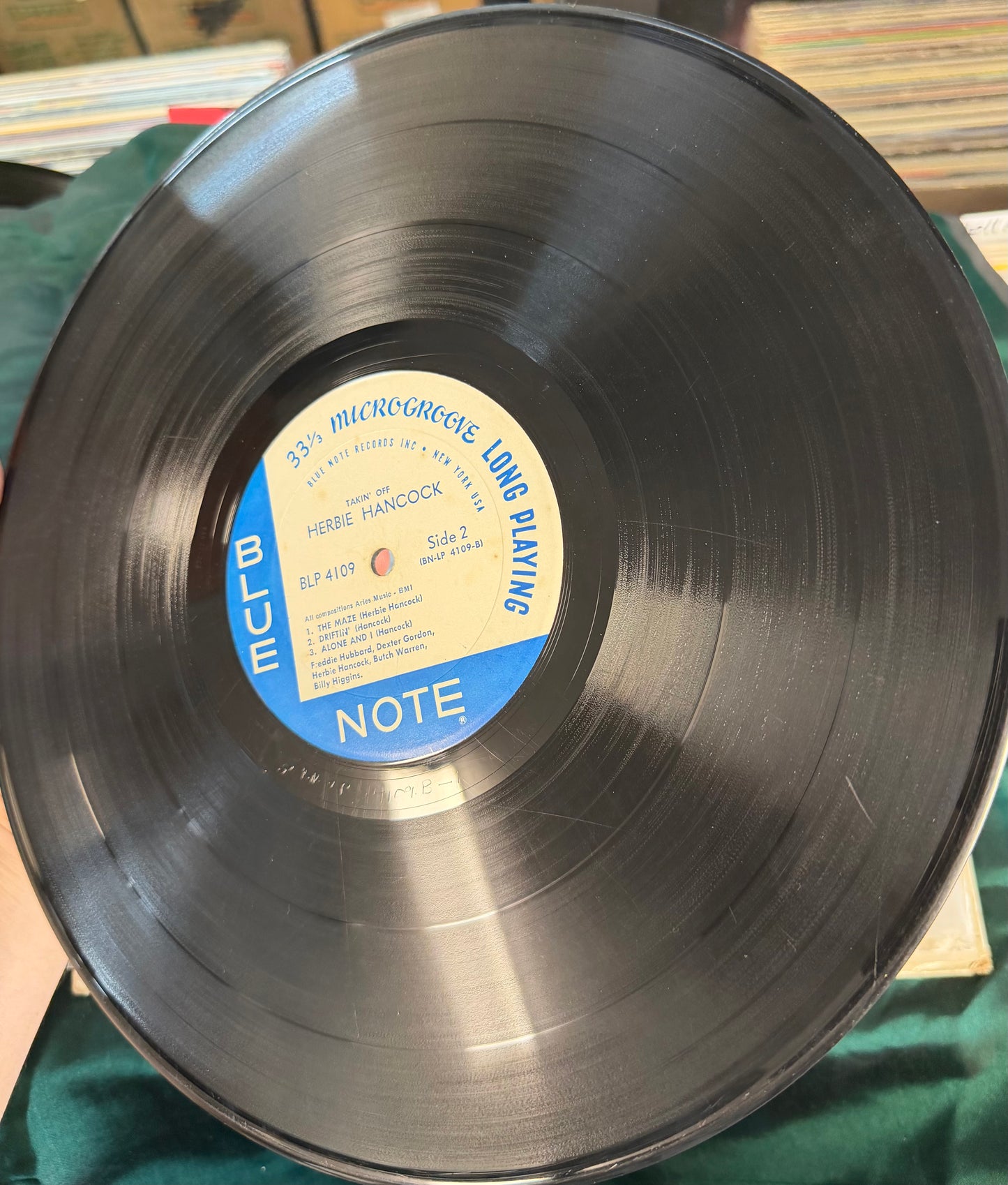 Herbie Hancock - Takin' Off 1st Mono Press Blue Note 1962 "P"/RVG