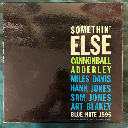 Cannonball Adderley - Somethin’ Else 1st Mono Press 1958 Blue Note 47 West 63rd No Inc No (R)