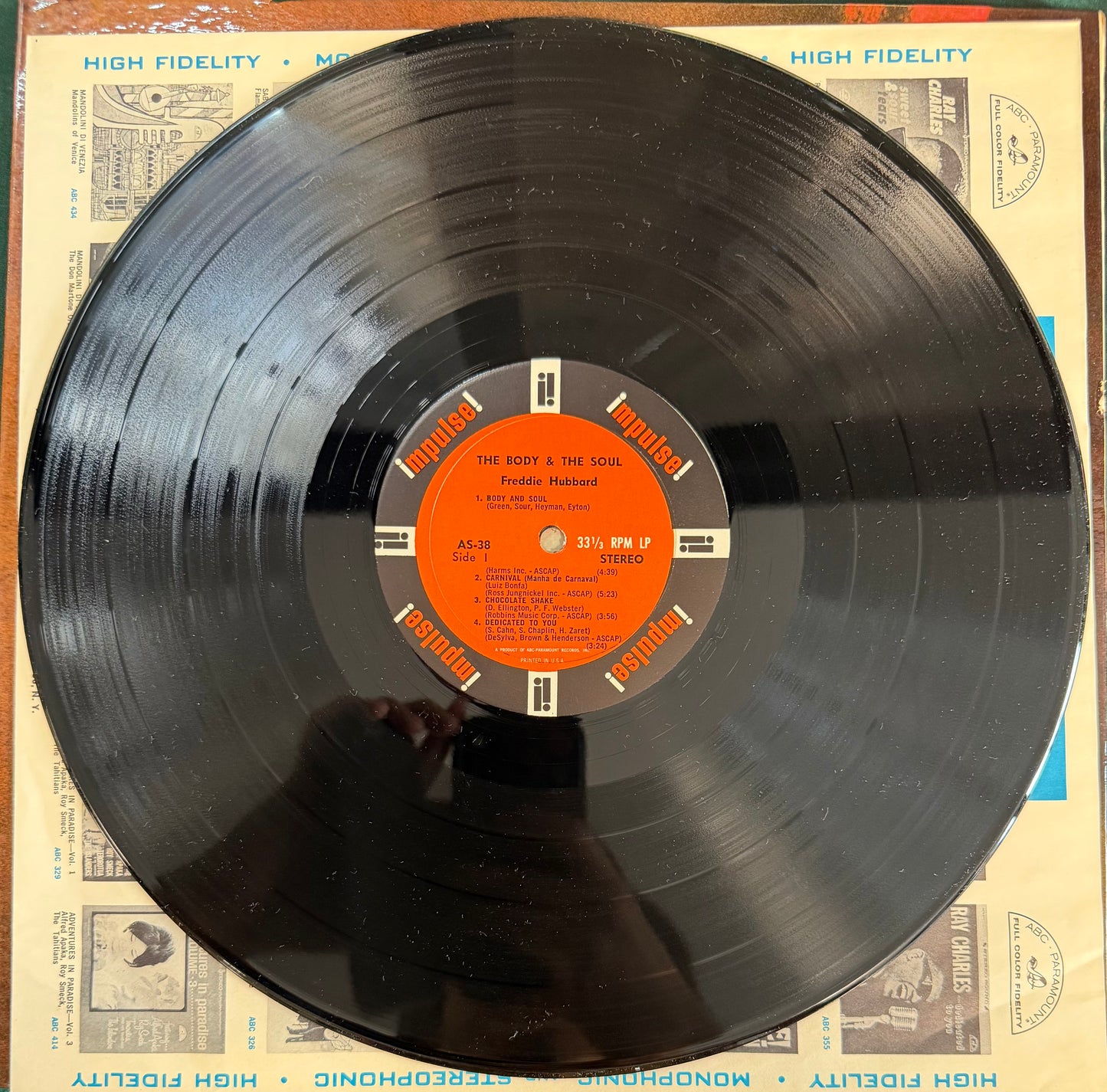 Freddie Hubbard - The Body & The Soul 1st Press 1963 Stereo Impulse Van Gelder