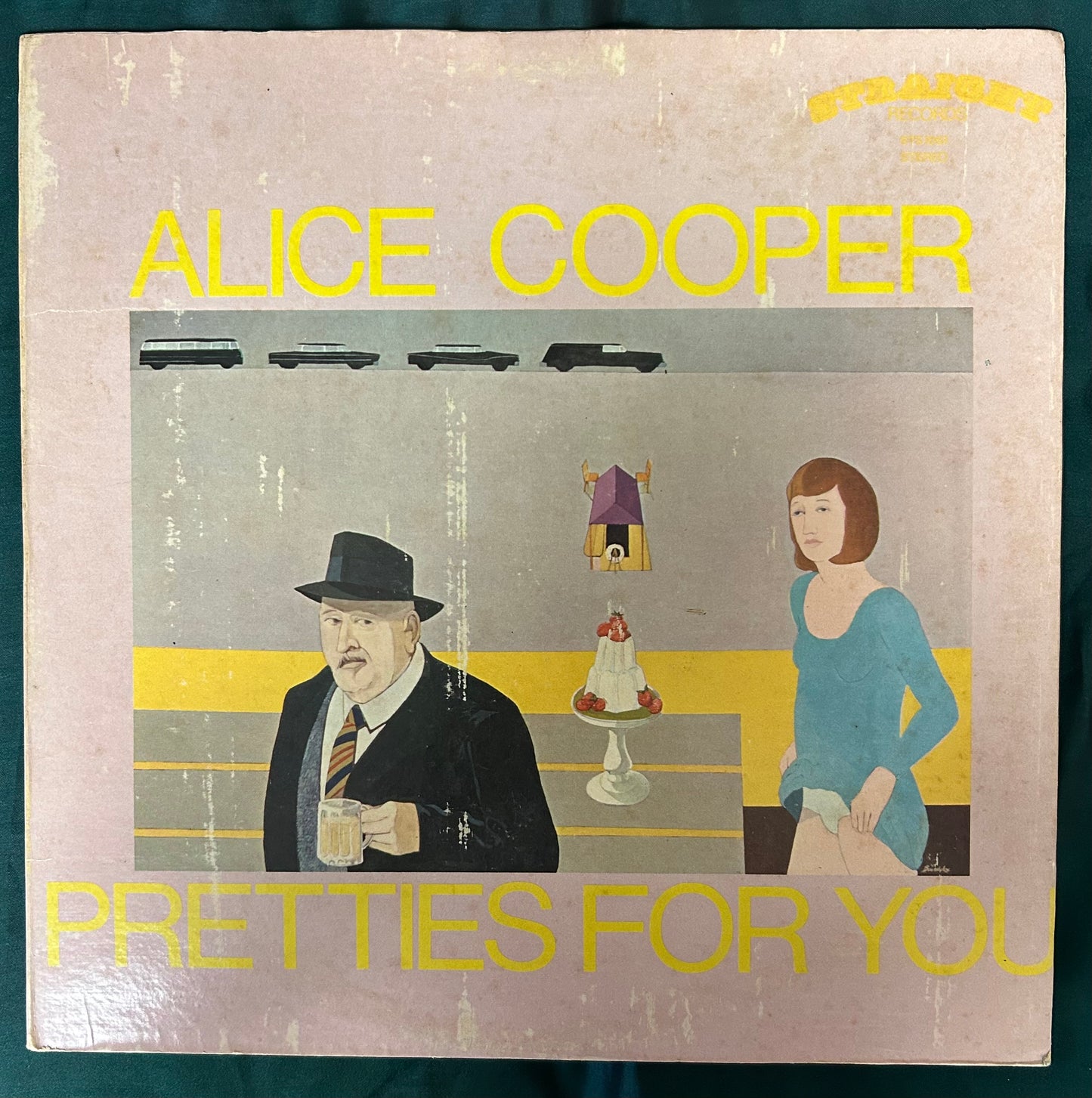 Alice Cooper - Pretties For You 1st Press 1969 Straight Pink Label