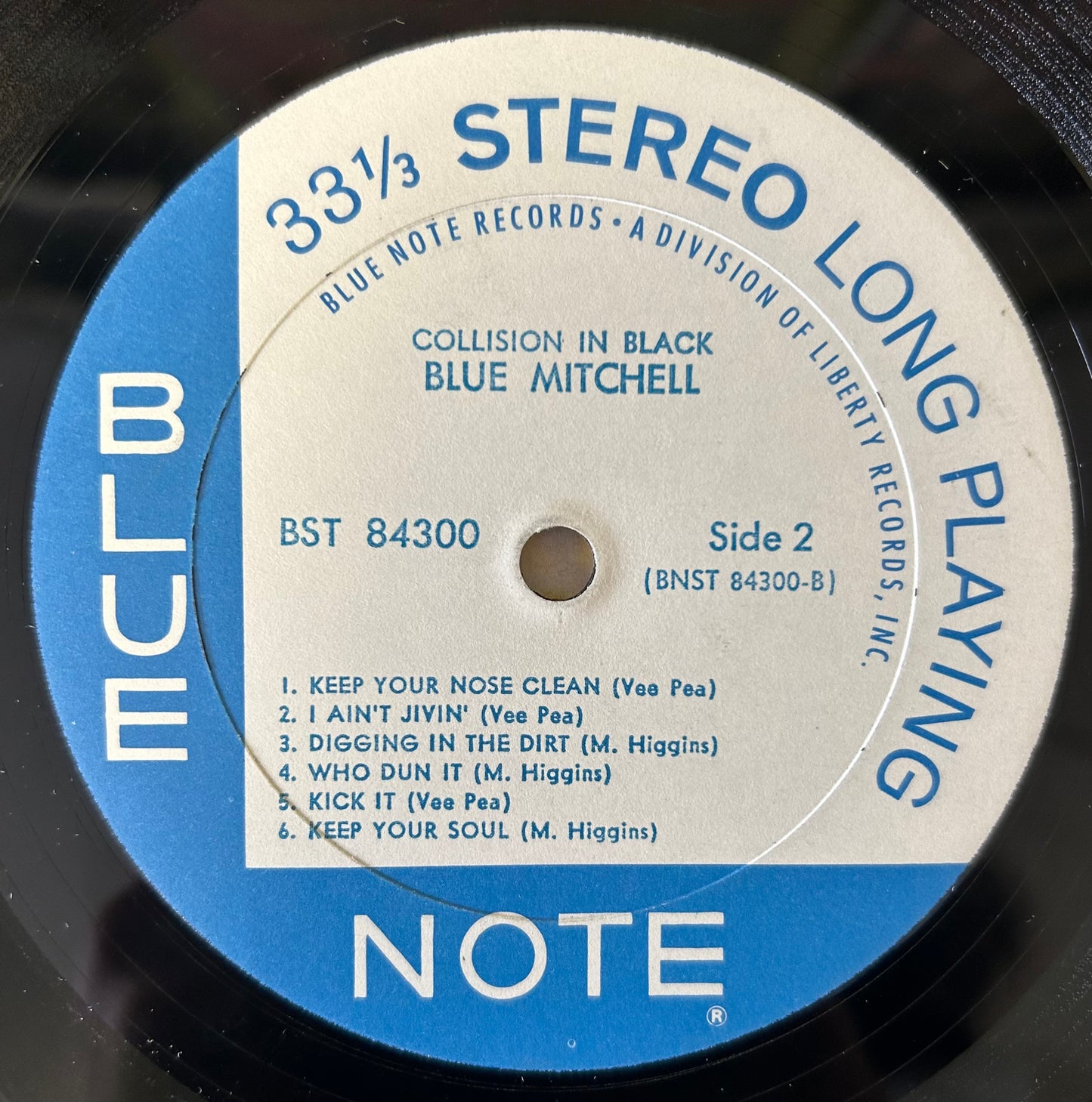 Blue Mitchell - Collision in Black 1st Press 1969 Blue Note