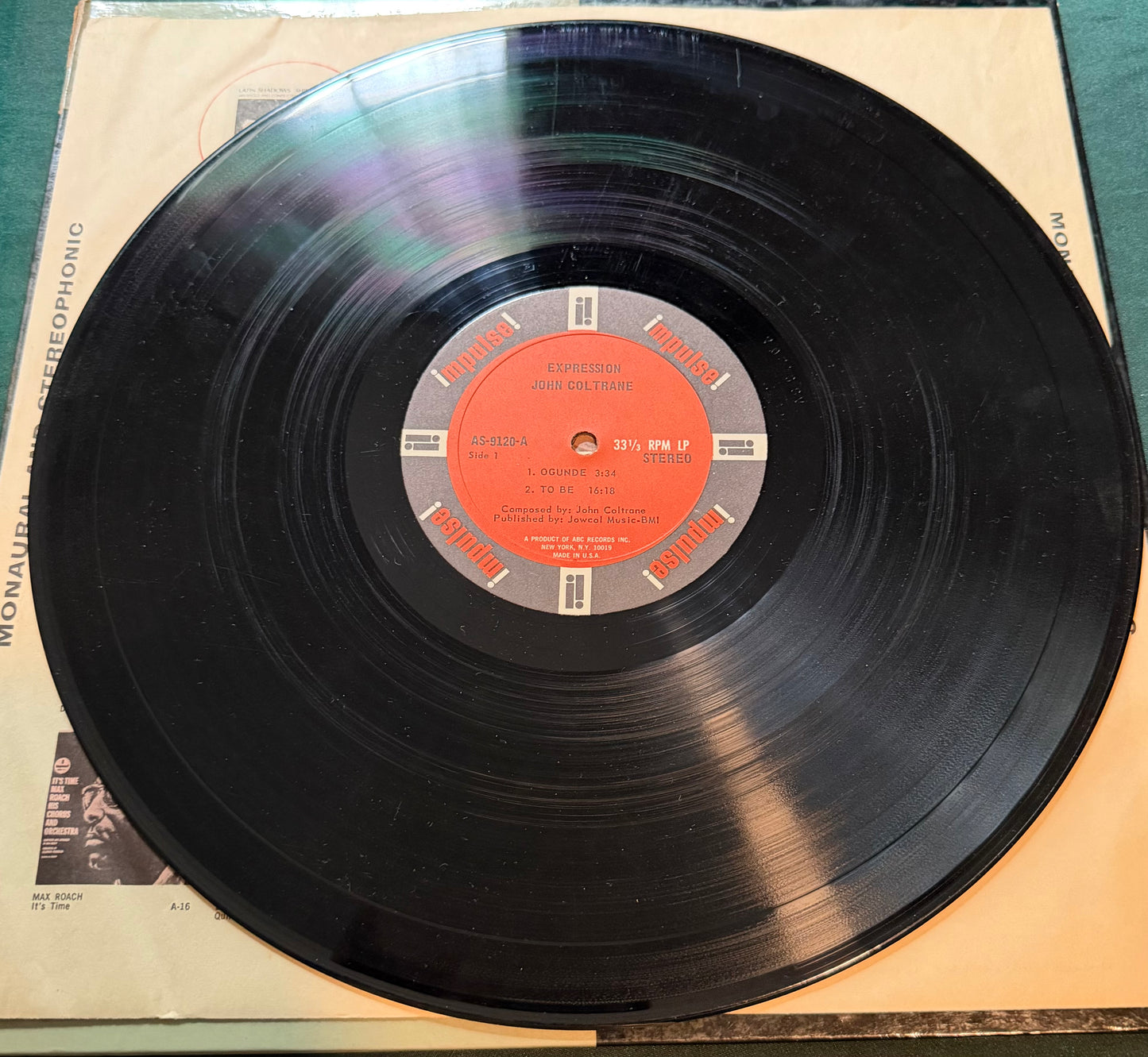 John Coltrane - Expression 1st Press 1967 Impulse