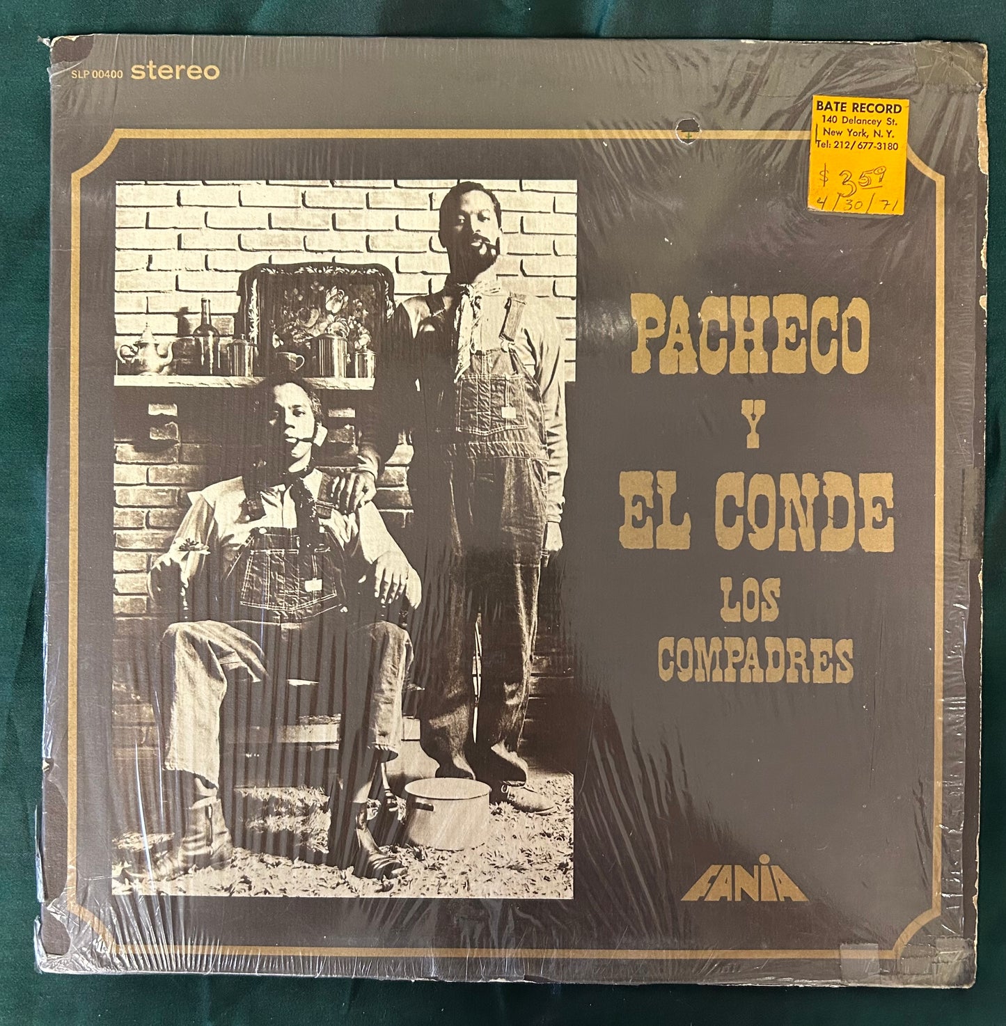 Pacheco y El Conde - Los Compadres 1st Stereo Press 1971 Fania Cloud Label Salsa