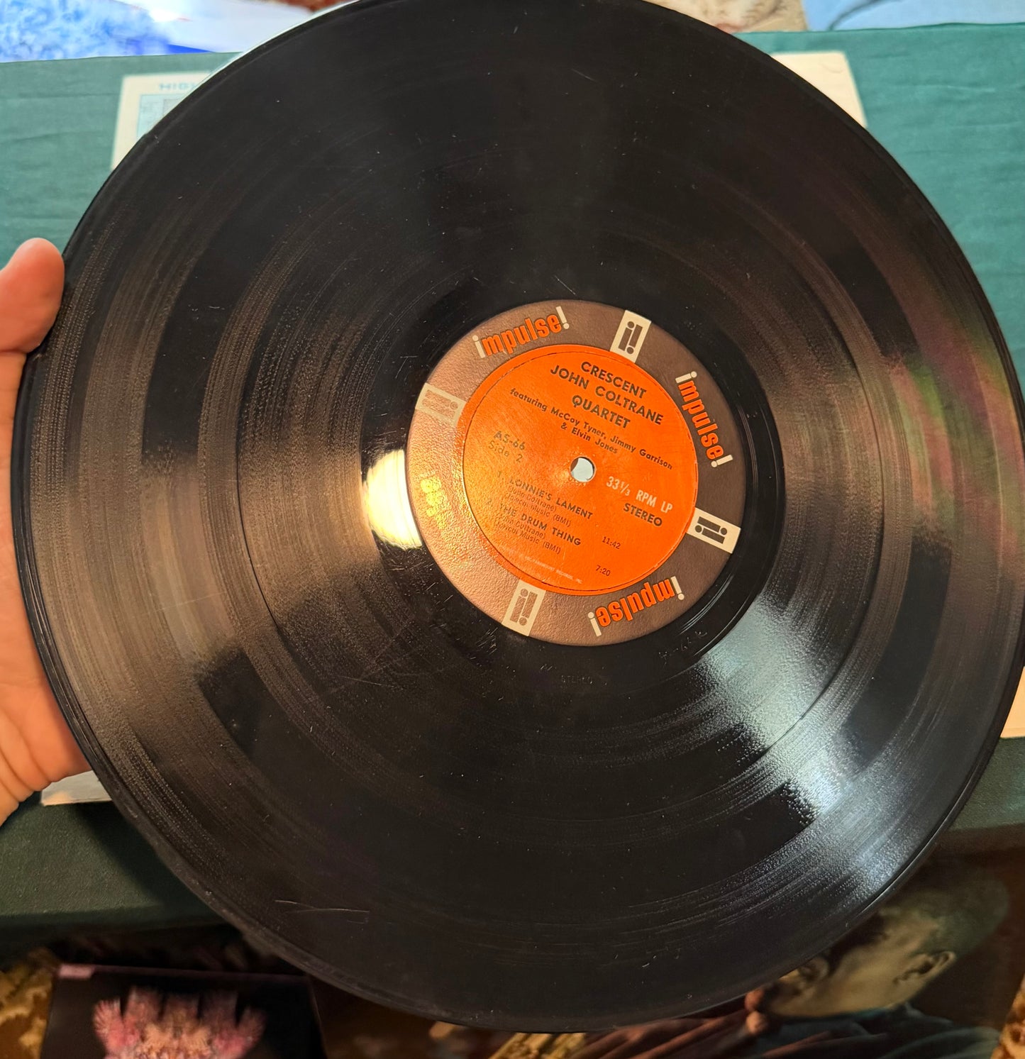 John Coltrane - Crescent 1st Press 1964 Stereo Impulse Van Gelder