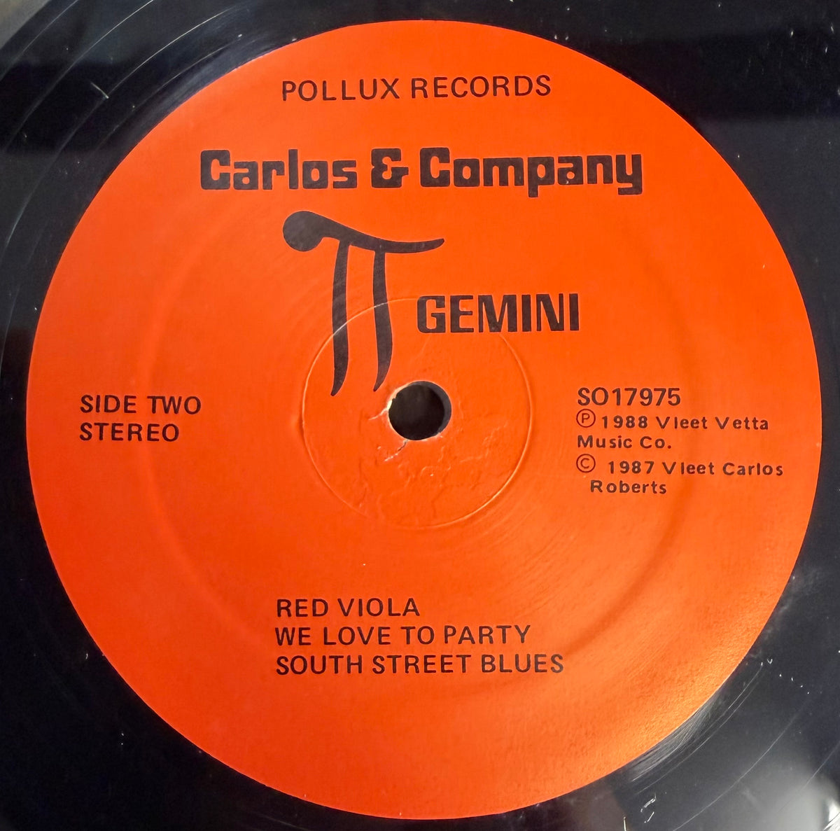 Carlos & Company - Gemini Rare Private Press 1987 Orlando Boogie / Soul