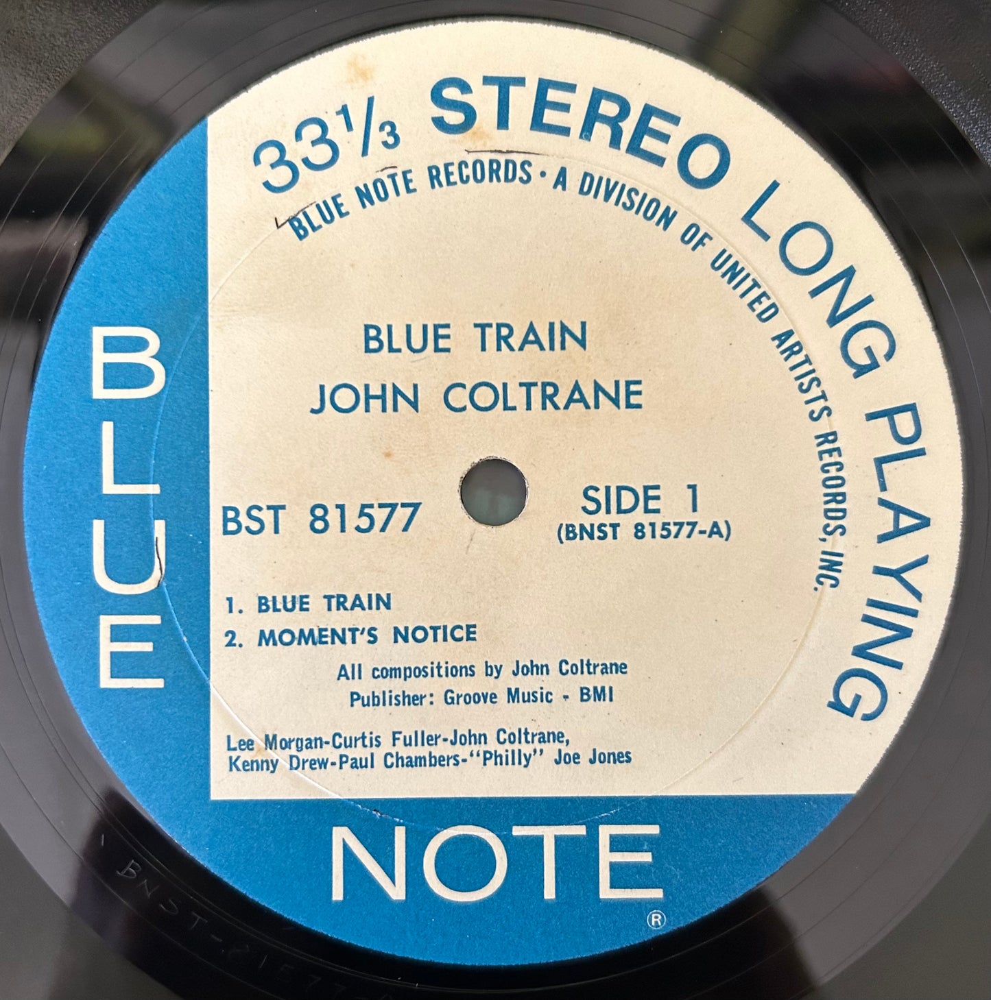 John Coltrane - Blue Train 1972 UA Press (Japan?) Blue Note