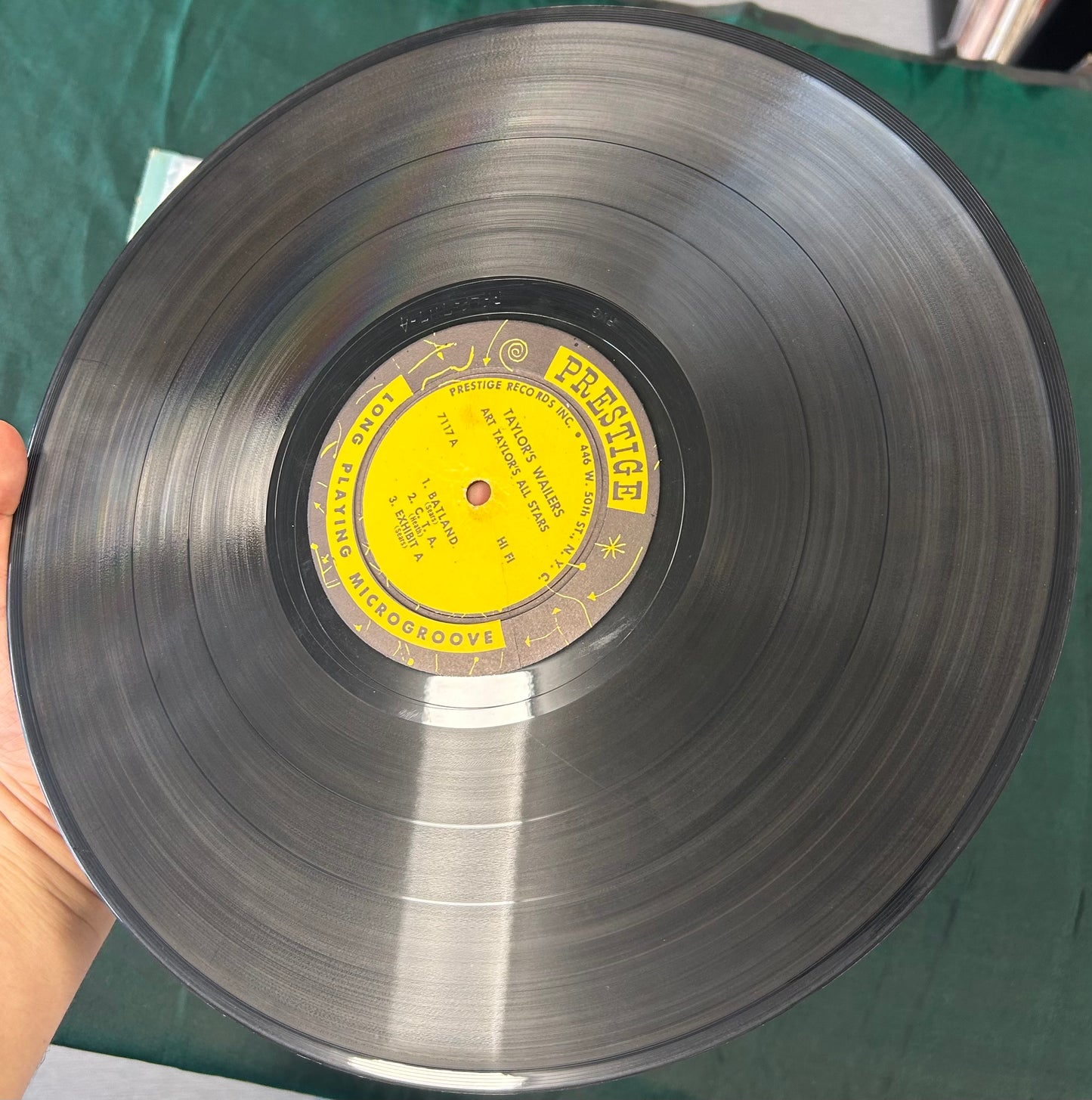 Art Taylor - Taylor’s Wailers 1st Press Mono 1957 Prestige NY Label DG
