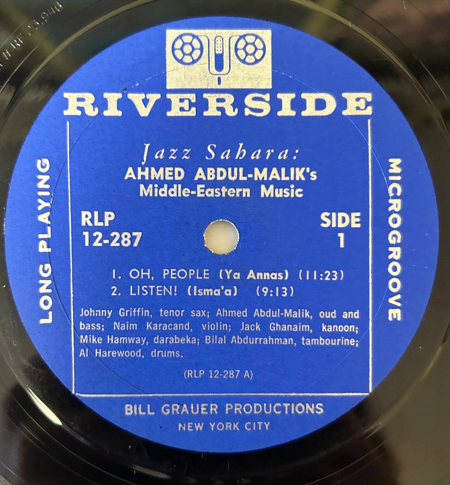 Ahmed Abdul Malik - Jazz Sahara 1st Mono Press 1959 Riverside