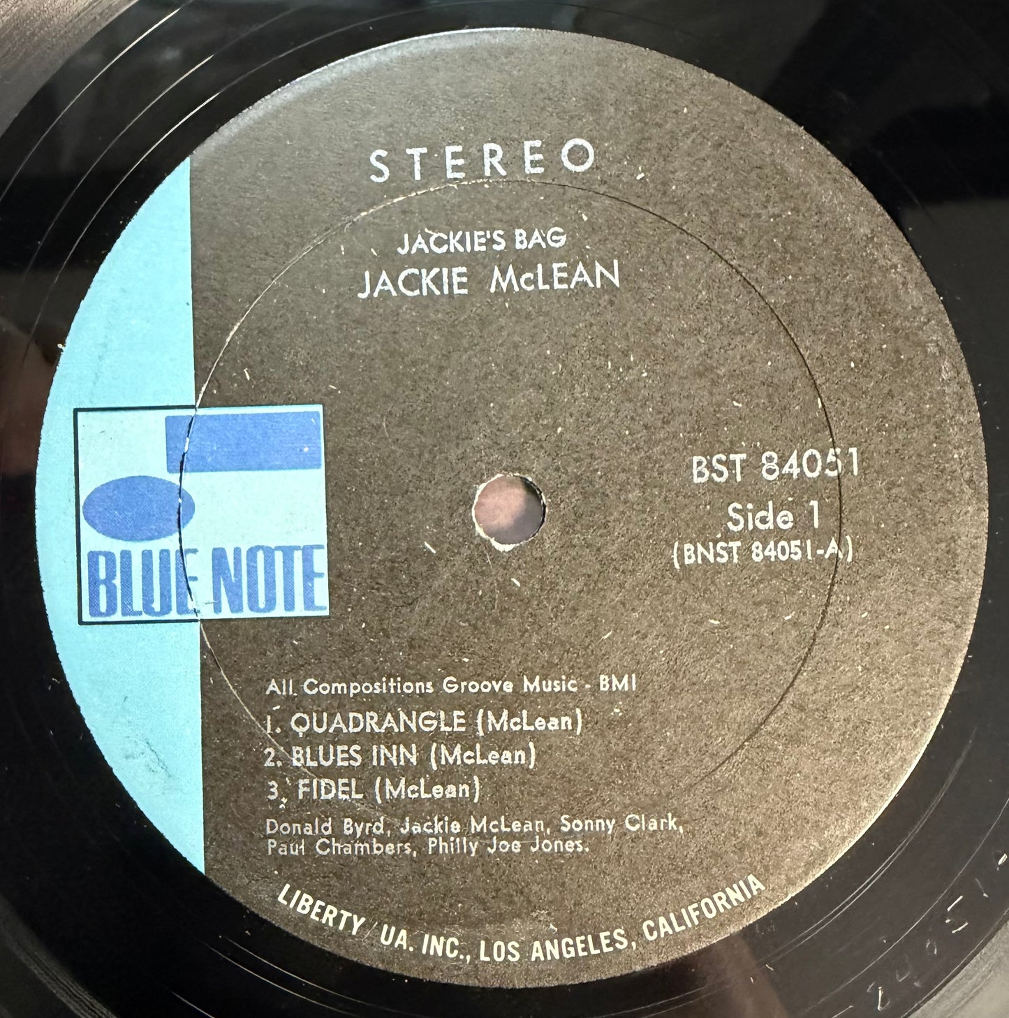 Jackie McLean - Jackie's Bag 1970 Repress Blue Note