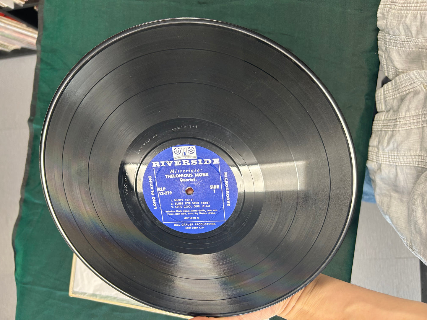 Thelonious Monk - Misterioso 1st Press 1958 Riverside Mono DG