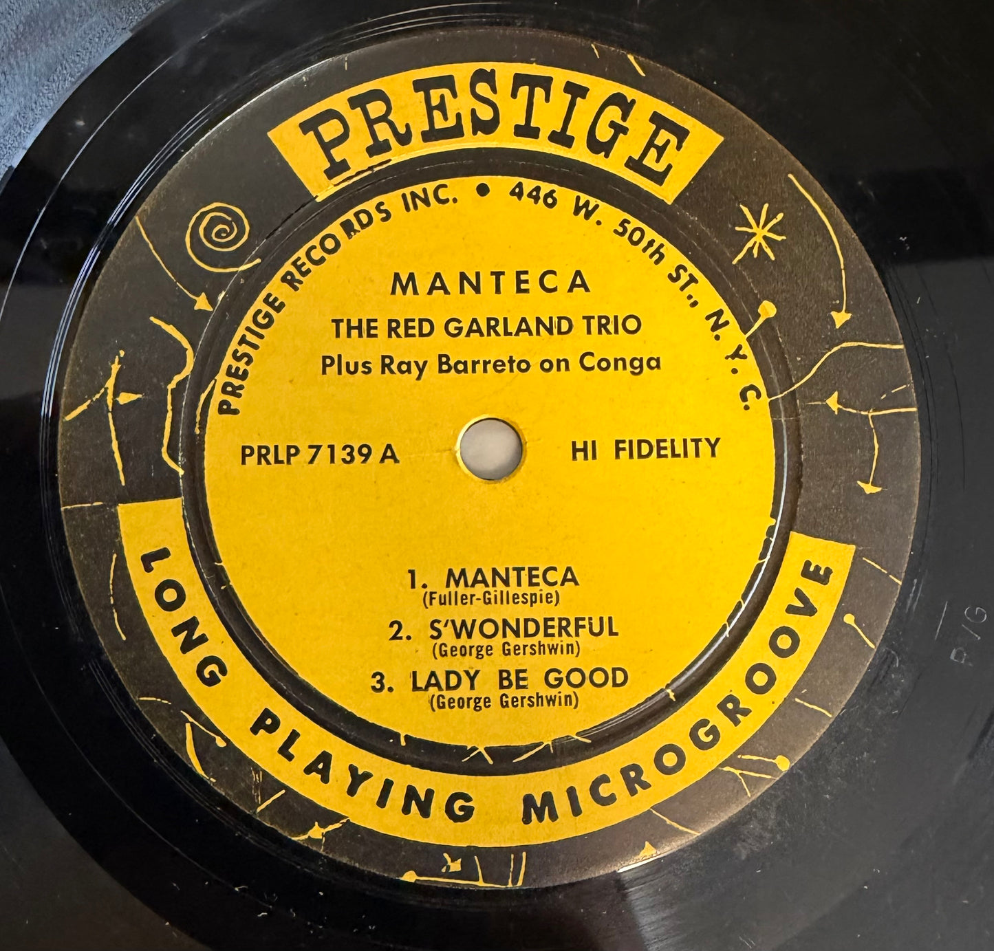 Red Garland Trio - Manteca 1st Mono Press 1958 Prestige 50th St. Promo! RVG