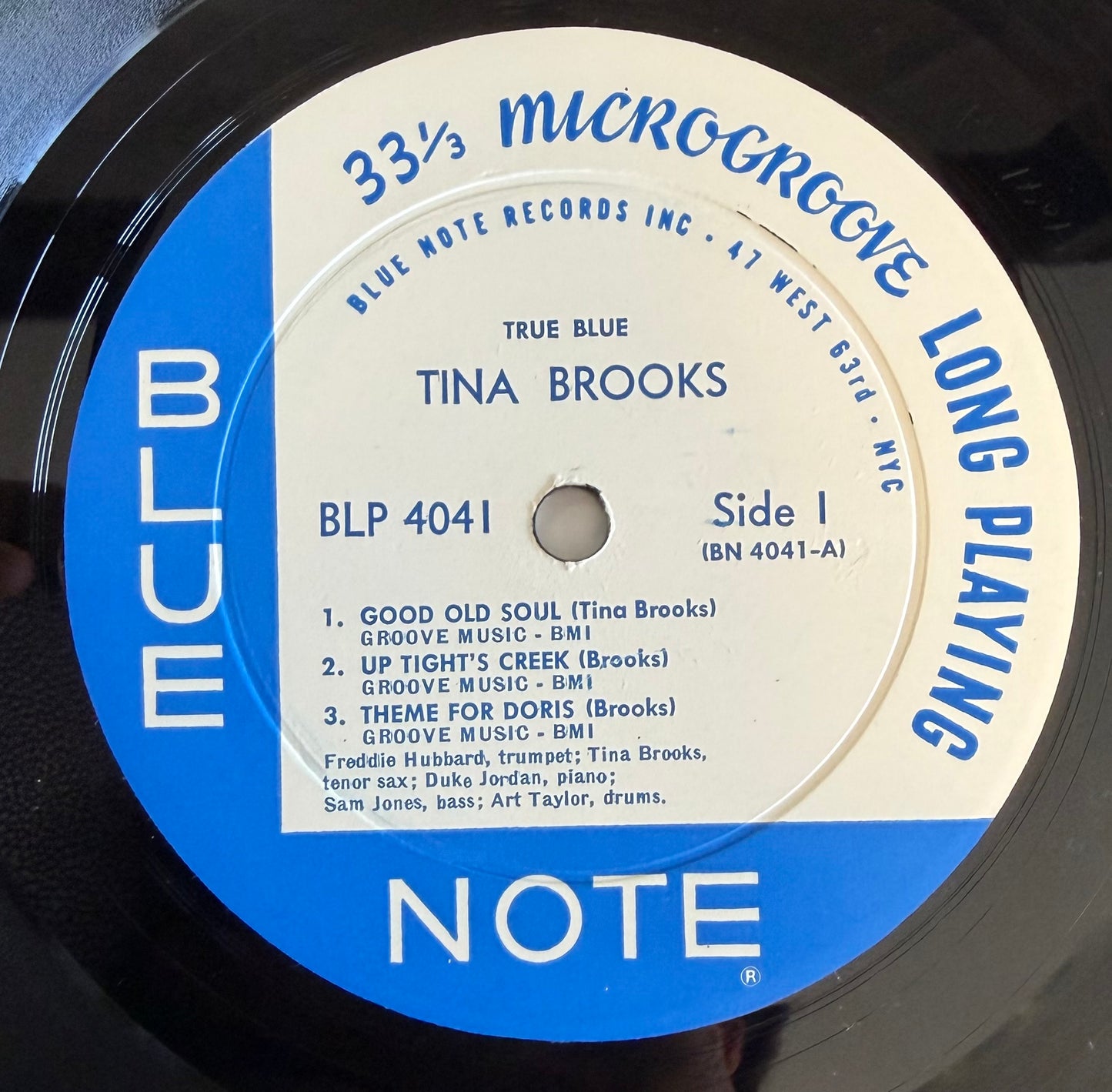Tina Brooks - True Blue 1st Mono Press 1960 Blue Note