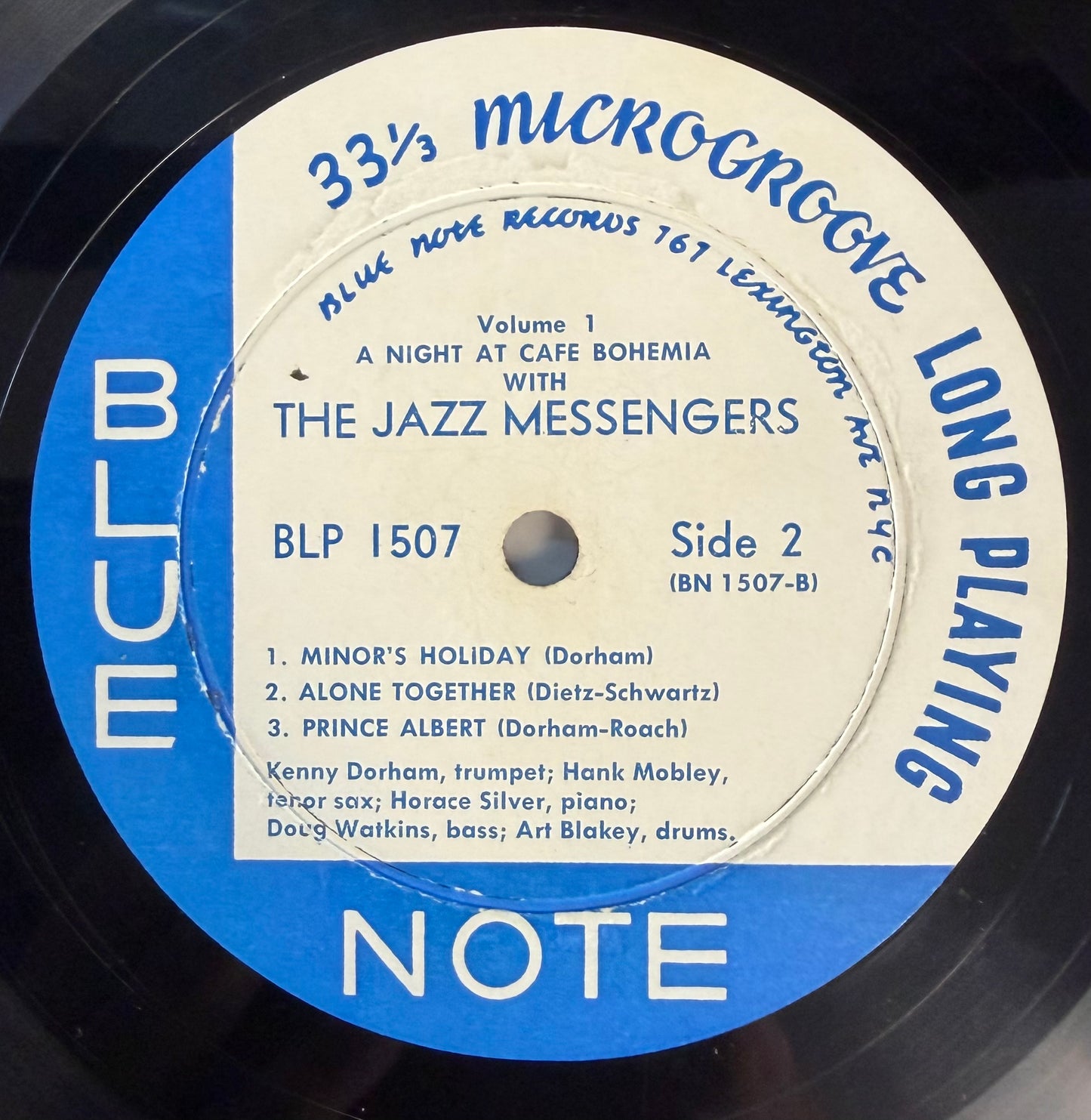 Art Blakey And The Jazz Messengers - At The Cafe Bohemia Volume One 1st Press 1956 Blue Note Lexington