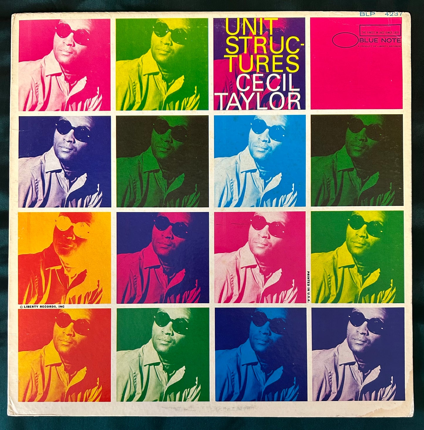 Cecil Taylor - Unit Structures 1st Mono Press 1966 Blue Note