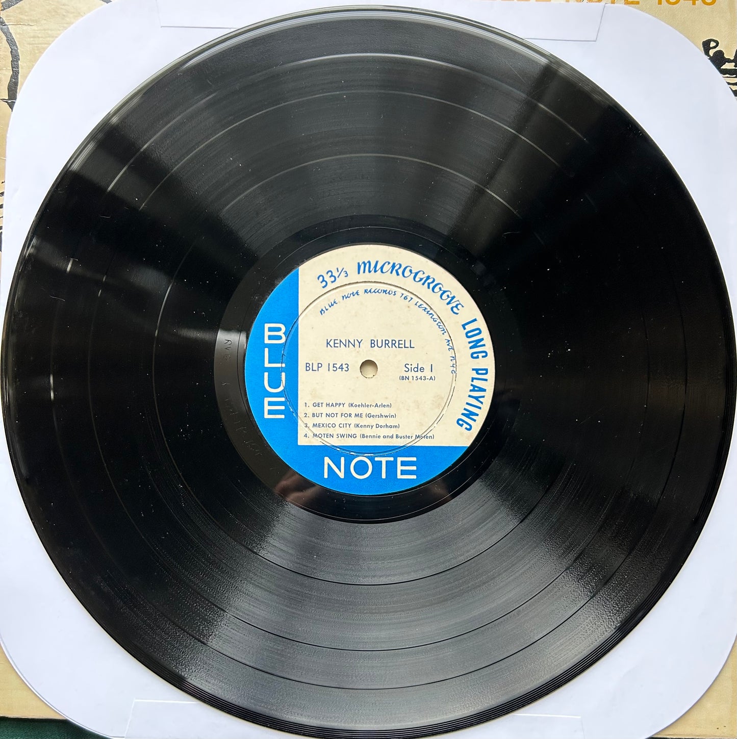 Kenny Burrell - Blue Note 1543 2nd Press 1959 Lexington Ave RVG 9M