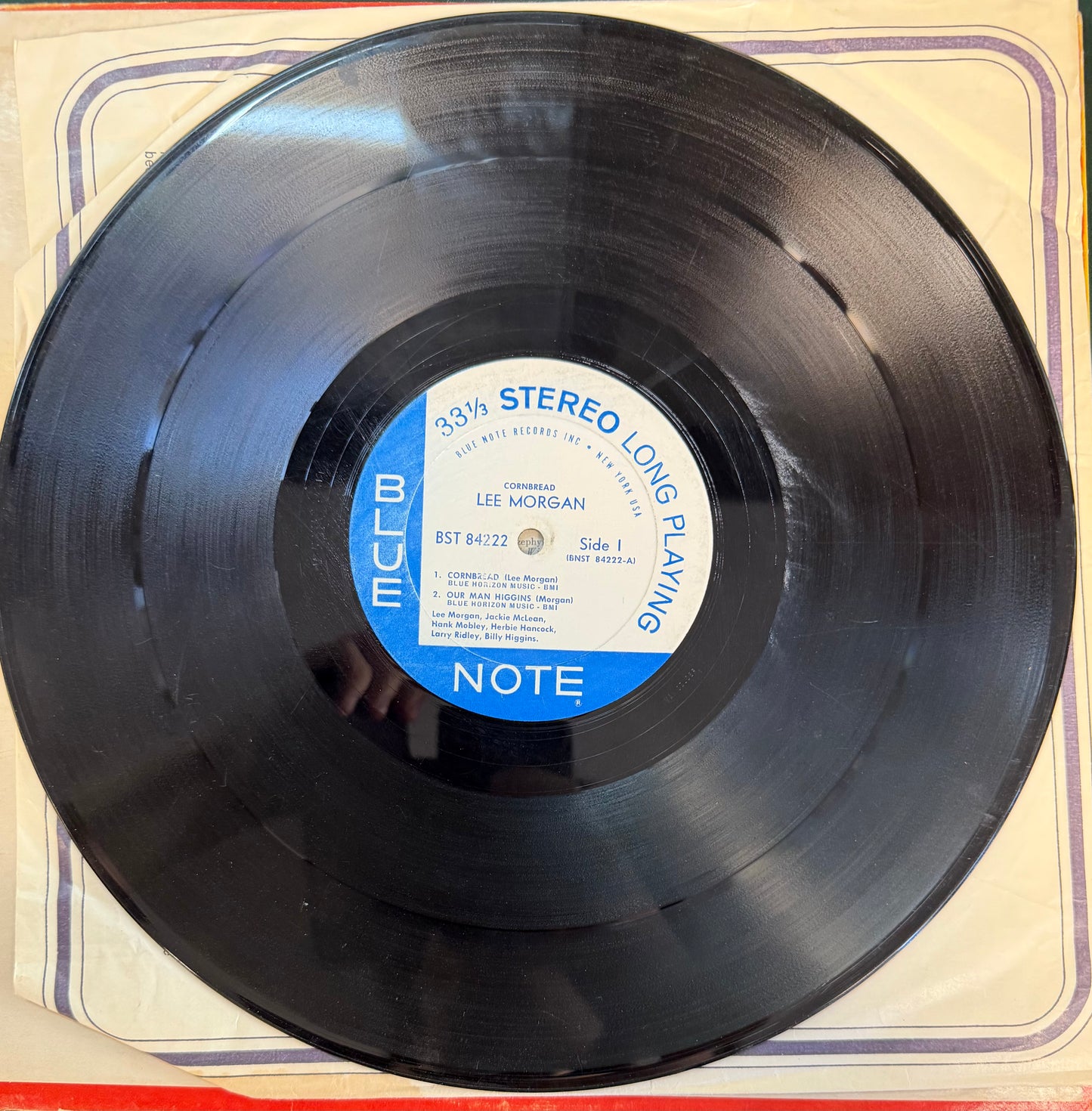 Lee Morgan - Cornbread 1st Stereo Press 1967 Blue Note NY Label