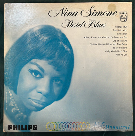 Nina Simone - Pastel Blues 1st Mono Press Philips 1965 DG