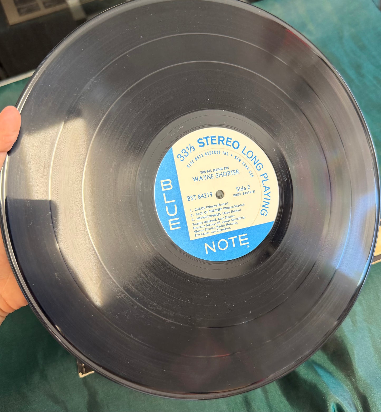 Wayne Shorter - The All Seeing Eye 1st Press 1966 Promo Stamp Stereo Blue Note NY Van Gelder