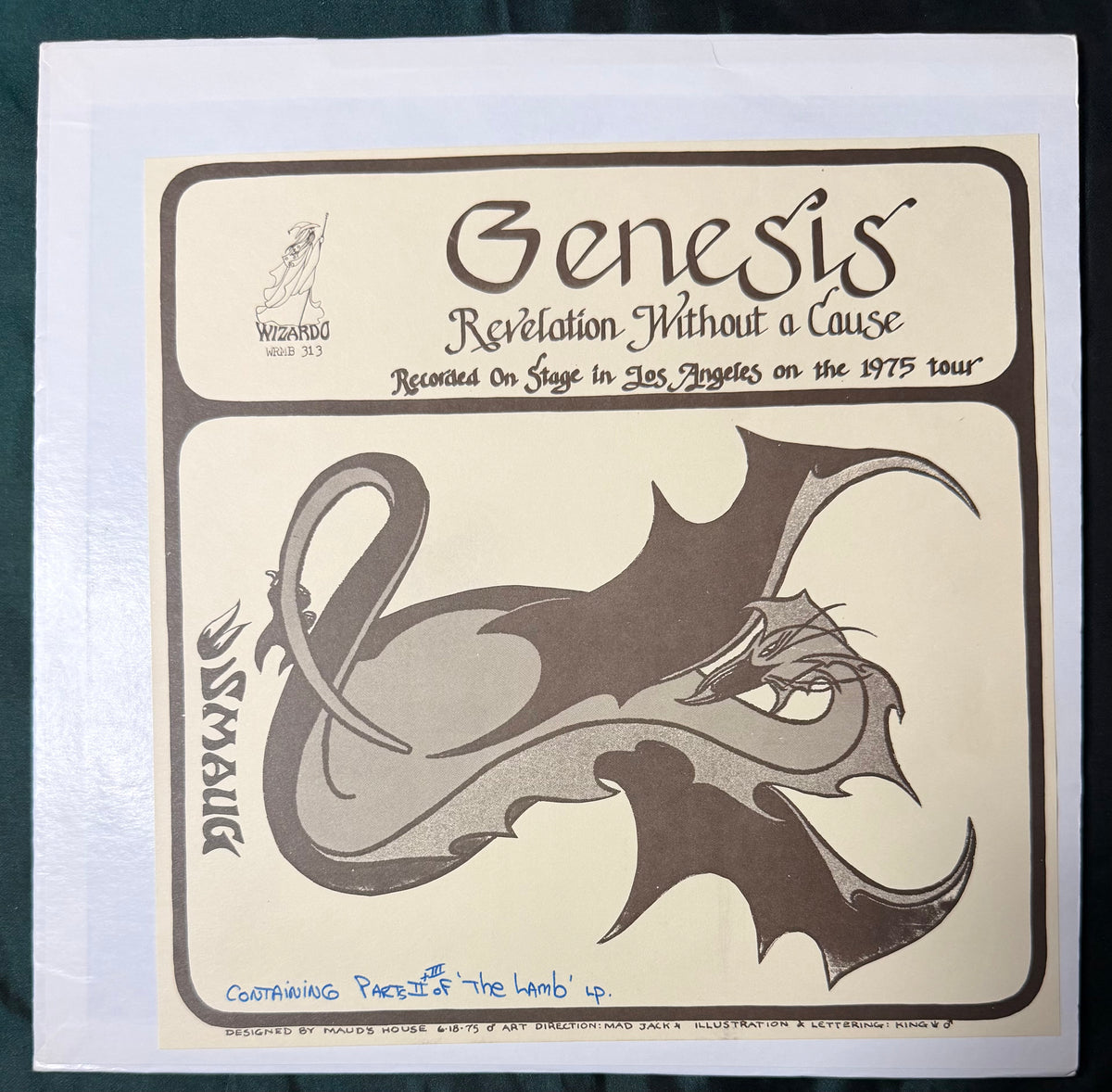Genesis - Revelation Without A cause 1970's Wizardo Unofficial Live Boot