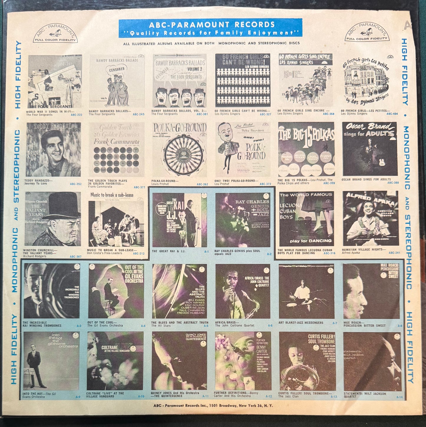 Duke Ellington & John Coltrane - Duke Ellington & John Coltrane 2nd Press 1963 Van Gelder Stereo Impulse