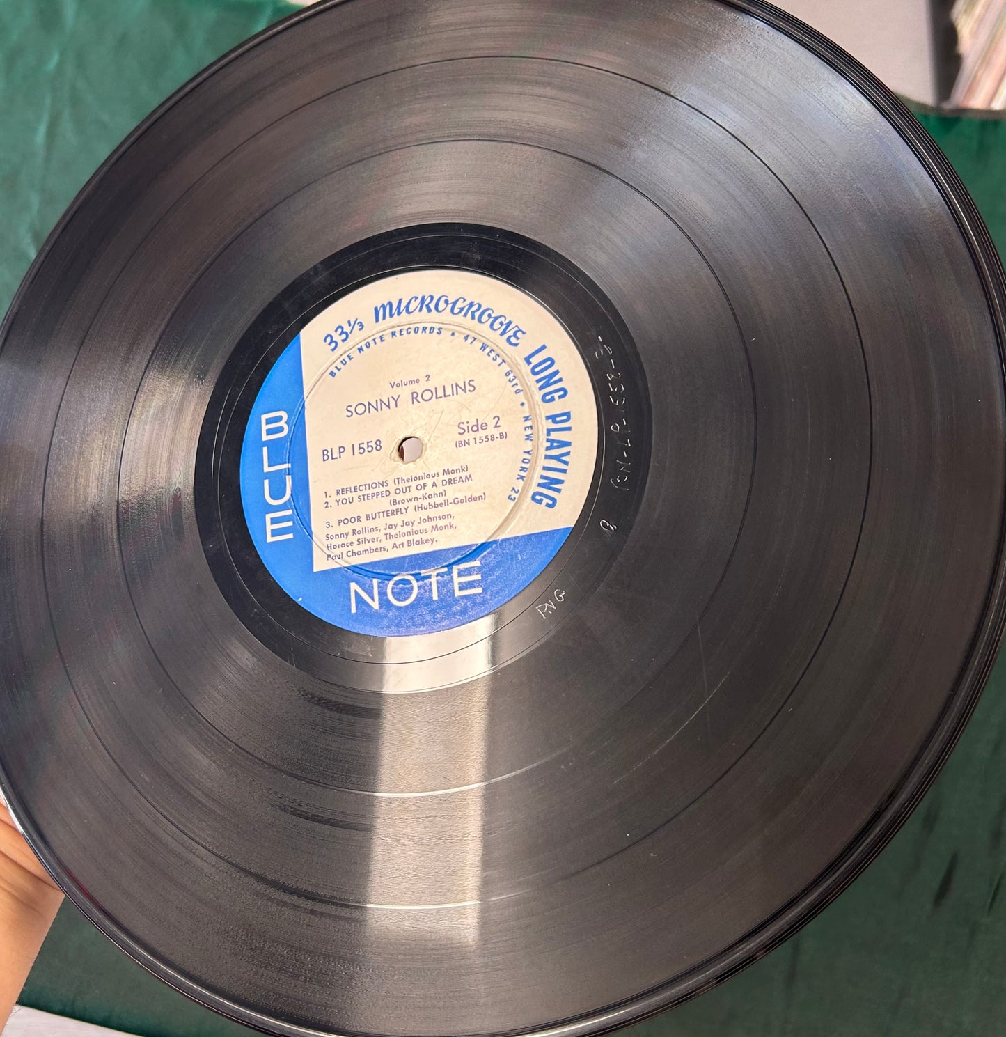 Sonny Rollins - Volume 2 Blue Note 1558 1st Press 1958 47 West 63rd New York 23