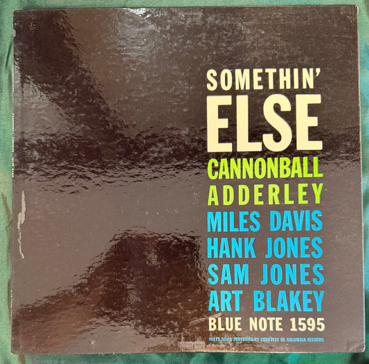 Cannonball Adderley - Somethin’ Else 1st Press Mono 1958 Blue Note 47 w. 63rd No Inc No (R)