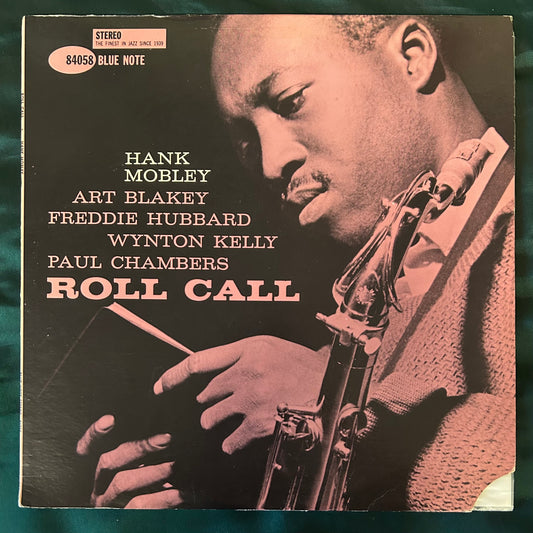 Hank Mobley - Roll Call 1971 United Artists Repress Blue Note RVG Stamp